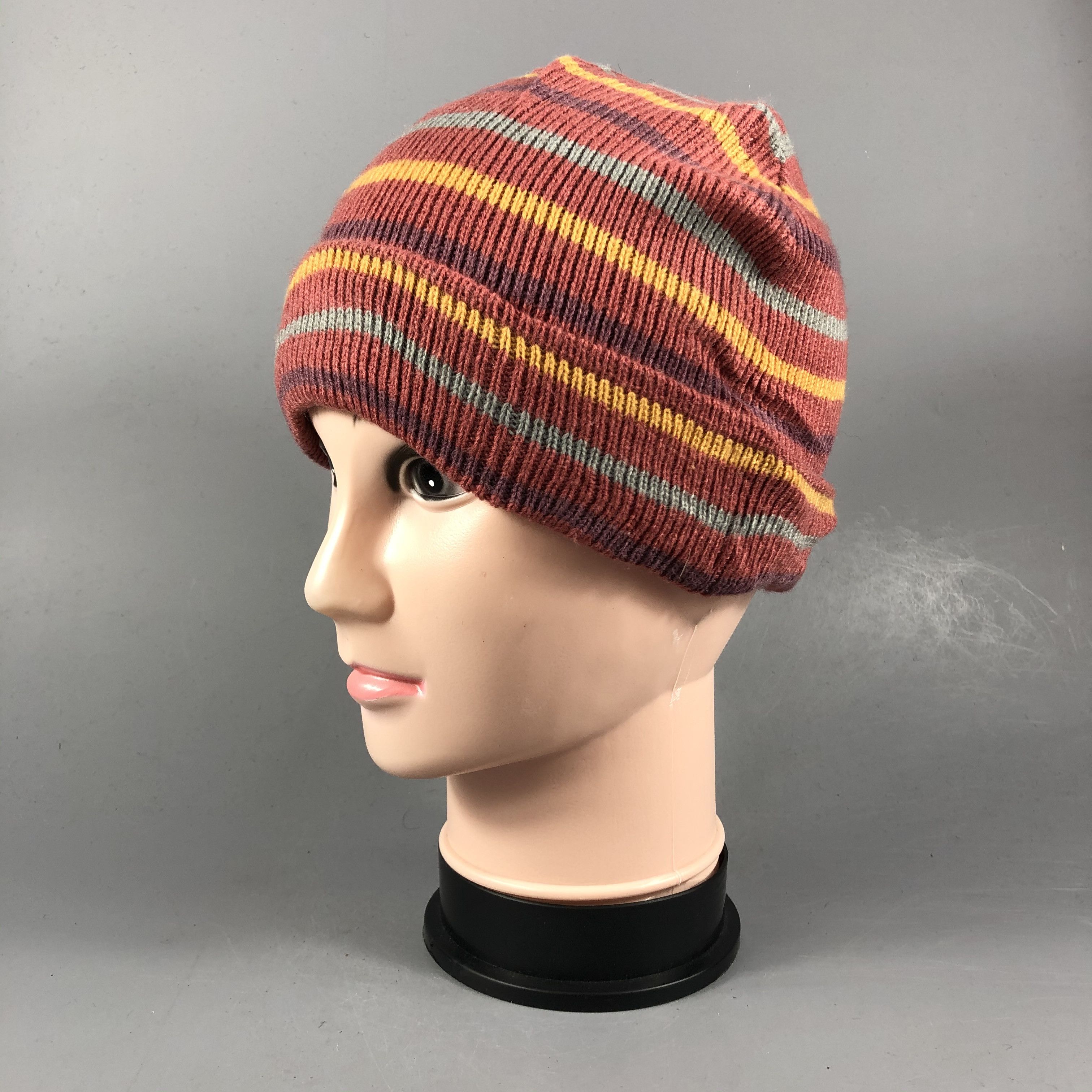 Japanese Brand Japanese Brand Stripe Beanie Size ONE SIZE - 2 Thumbnail