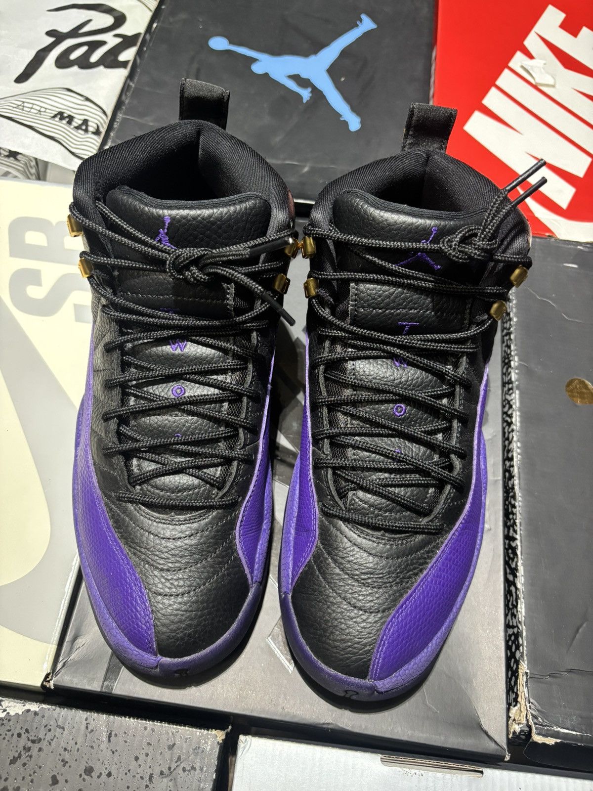 Jordan Brand Jordan 12 field purple no box replacement insoles Size US 9.5 / EU 42-43 - 3 Thumbnail