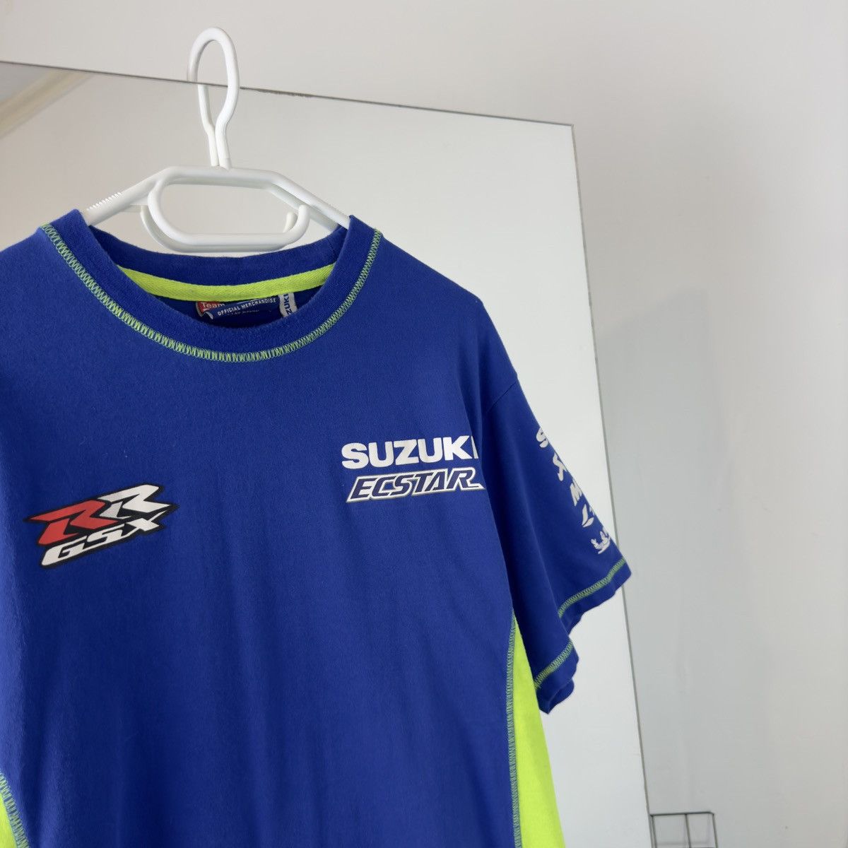 Vintage Suzuki Team Racing T-shirt Vintage Big Print Size US L / EU 52-54 / 3 - 2 Thumbnail