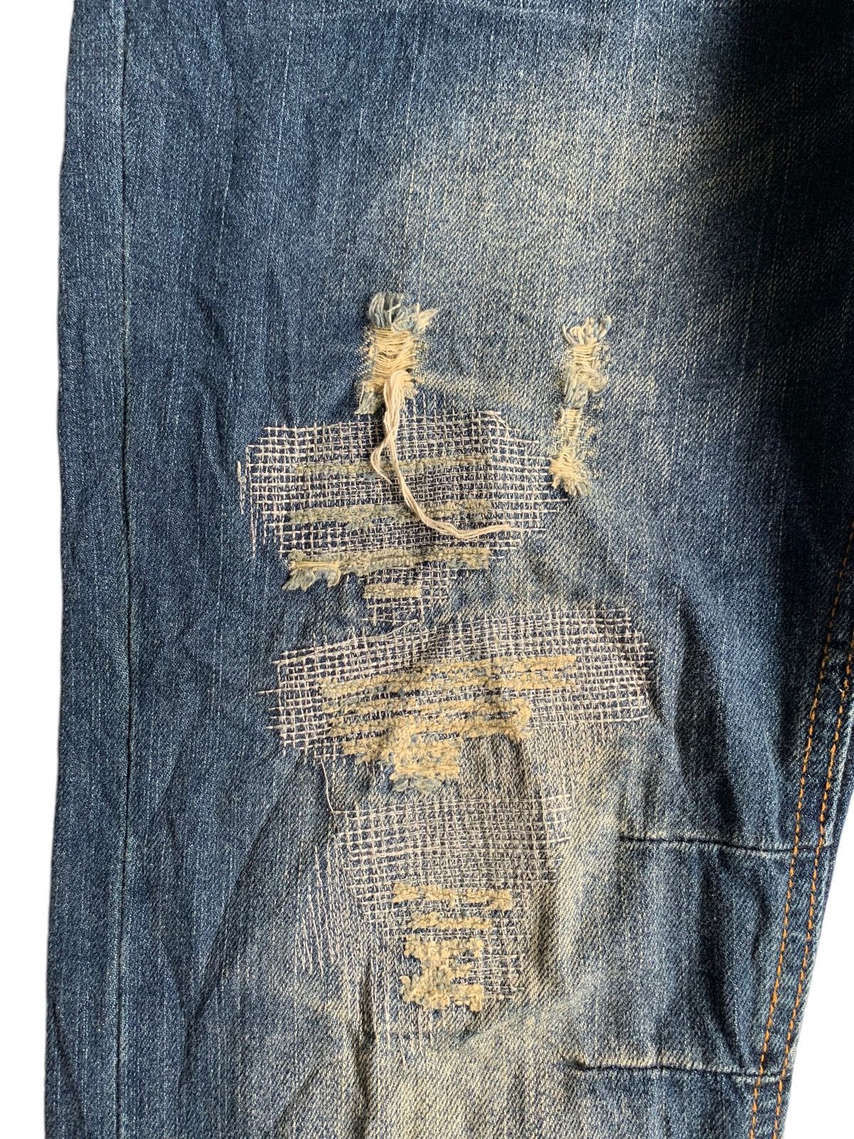G-Star × Jean G-STAR RAW 3301 RARE DESIGN DISTRESSED DENIM Size US 33 - 9 Thumbnail