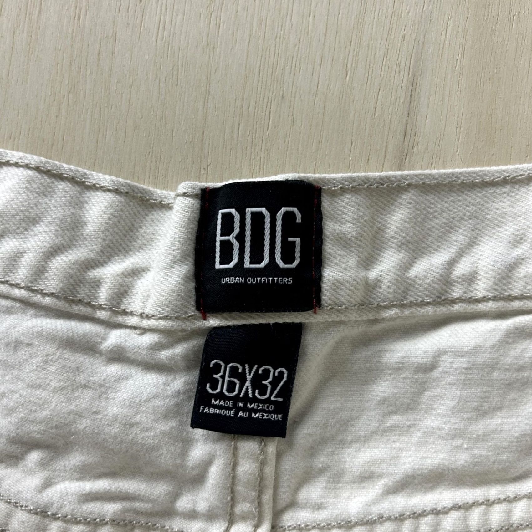 Bdg BDG Urban Outfitters Mens Jeans - White Carpenter High Rise 36 Size US 36 / EU 52 - 3 Thumbnail