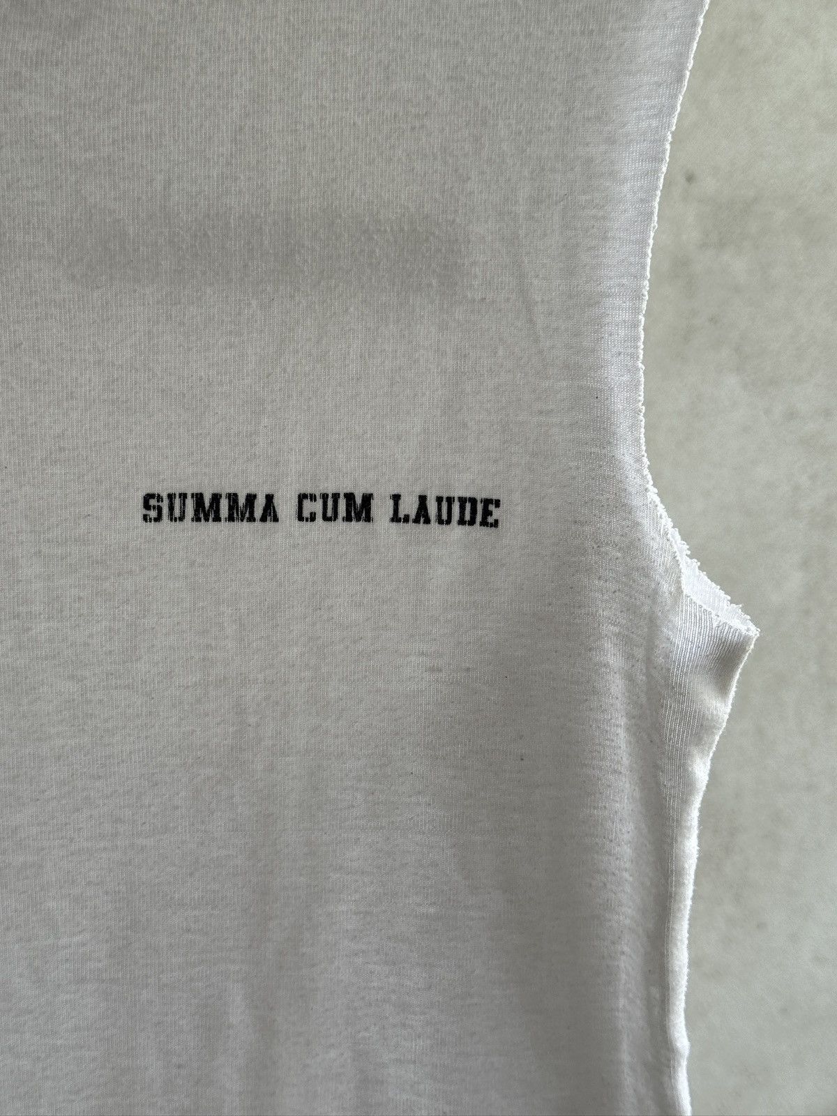 Raf Simons Raf Simons S/S 2000 “sum cumma laude” tank top Size US M / EU 48-50 / 2 - 7 Thumbnail
