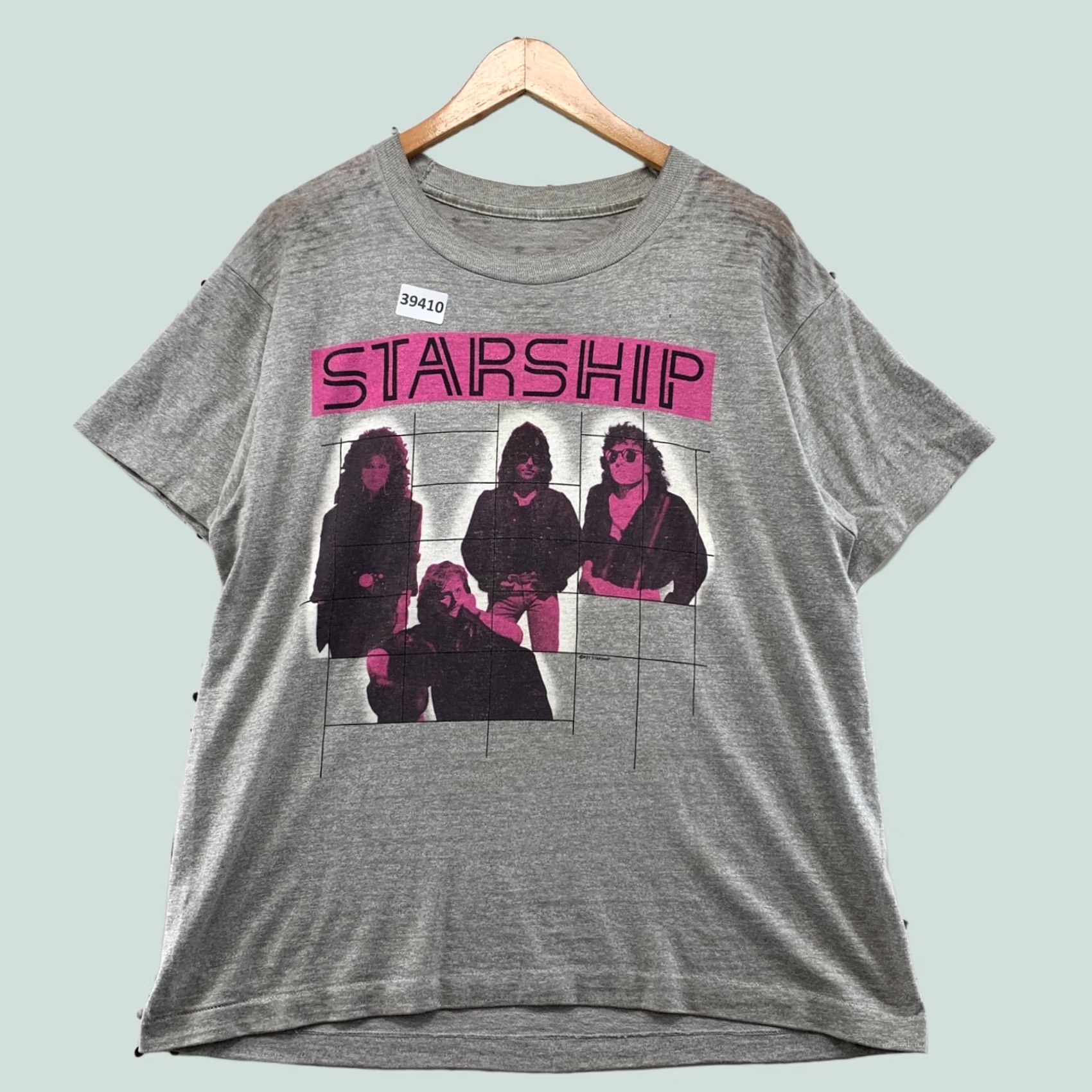 Vintage VINTAGE Starship Shirt Mens L Gray ITS NOT OVER Music 80s Single Stitch 22x27 Size US L / EU 52-54 / 3 - 1 Thumbnail