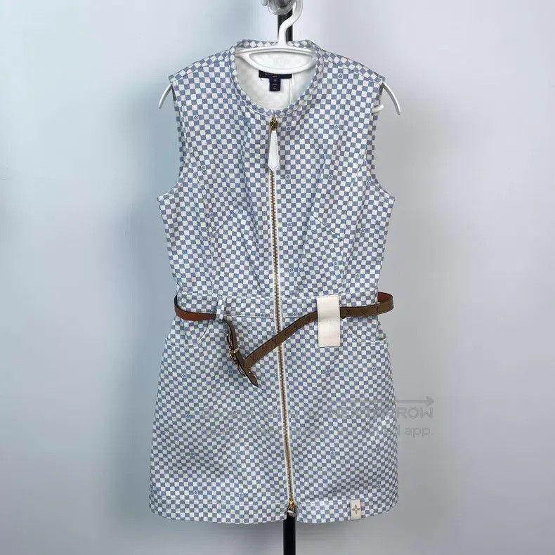 Louis Vuitton Louis Vuitton Denim checkerboard dress Size XS / US 0-2 / IT 36-38 - 1 Thumbnail