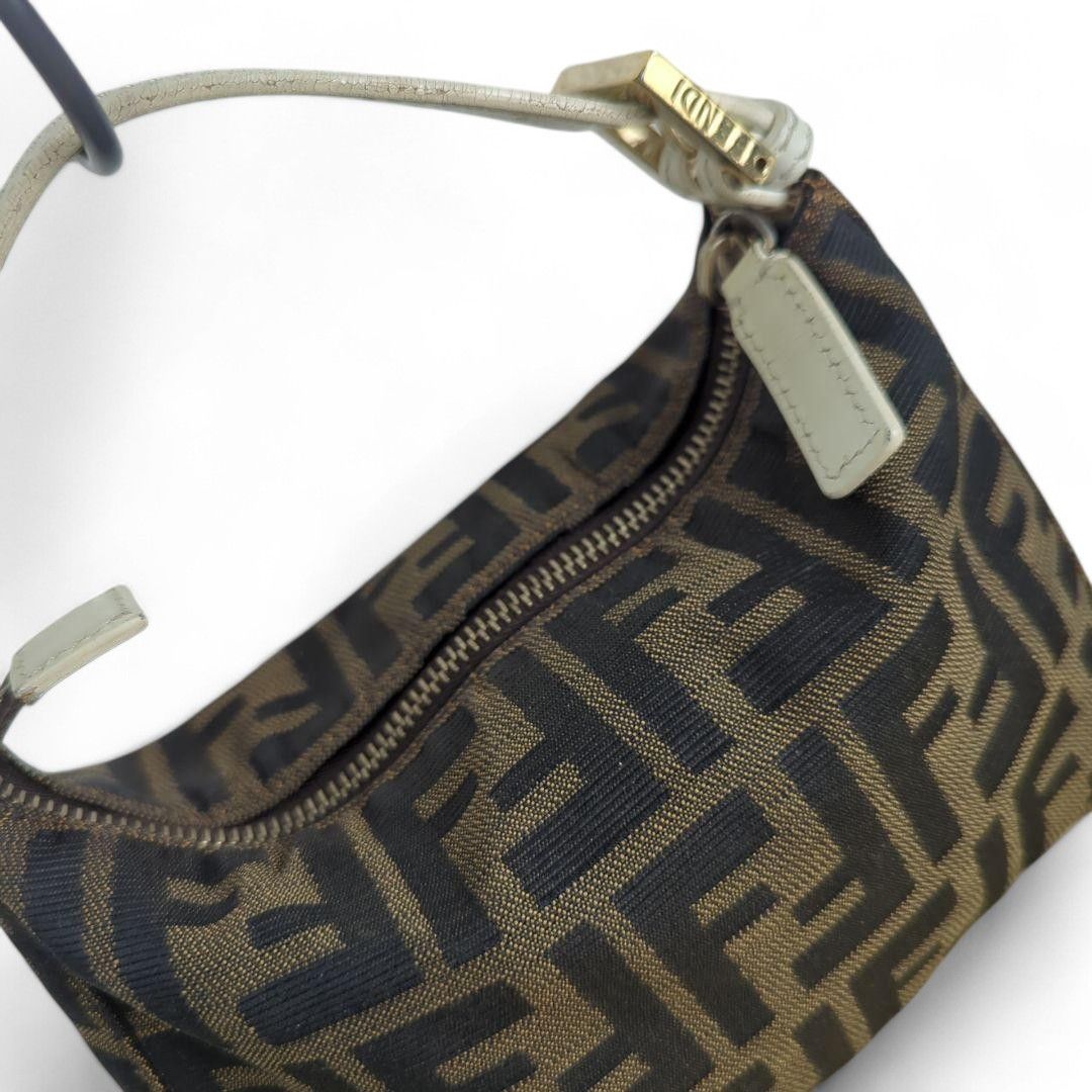Fendi Fendi - Pouch Mini Handbag Monogram Brown Leather Size ONE SIZE - 4 Thumbnail