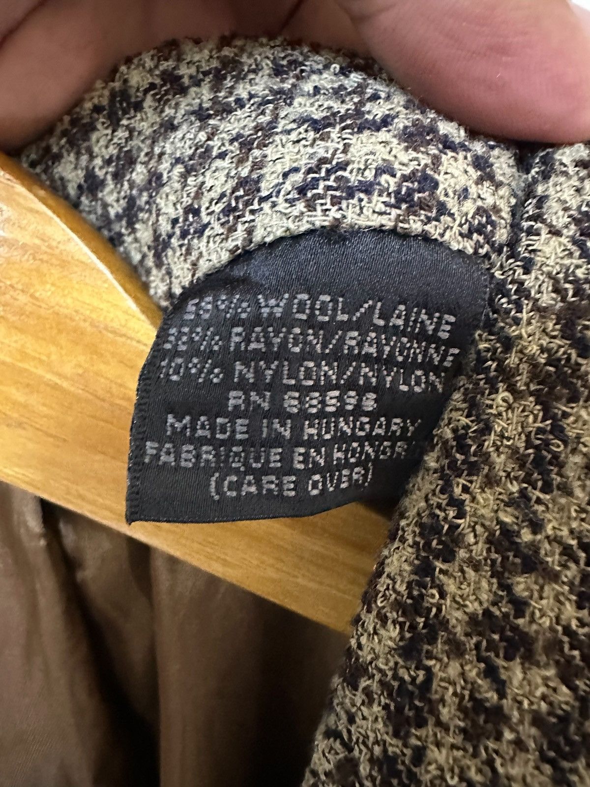 DKNY × Vintage Vintage Dkny Wool Blazzer Mens Size 38R - 4 Thumbnail