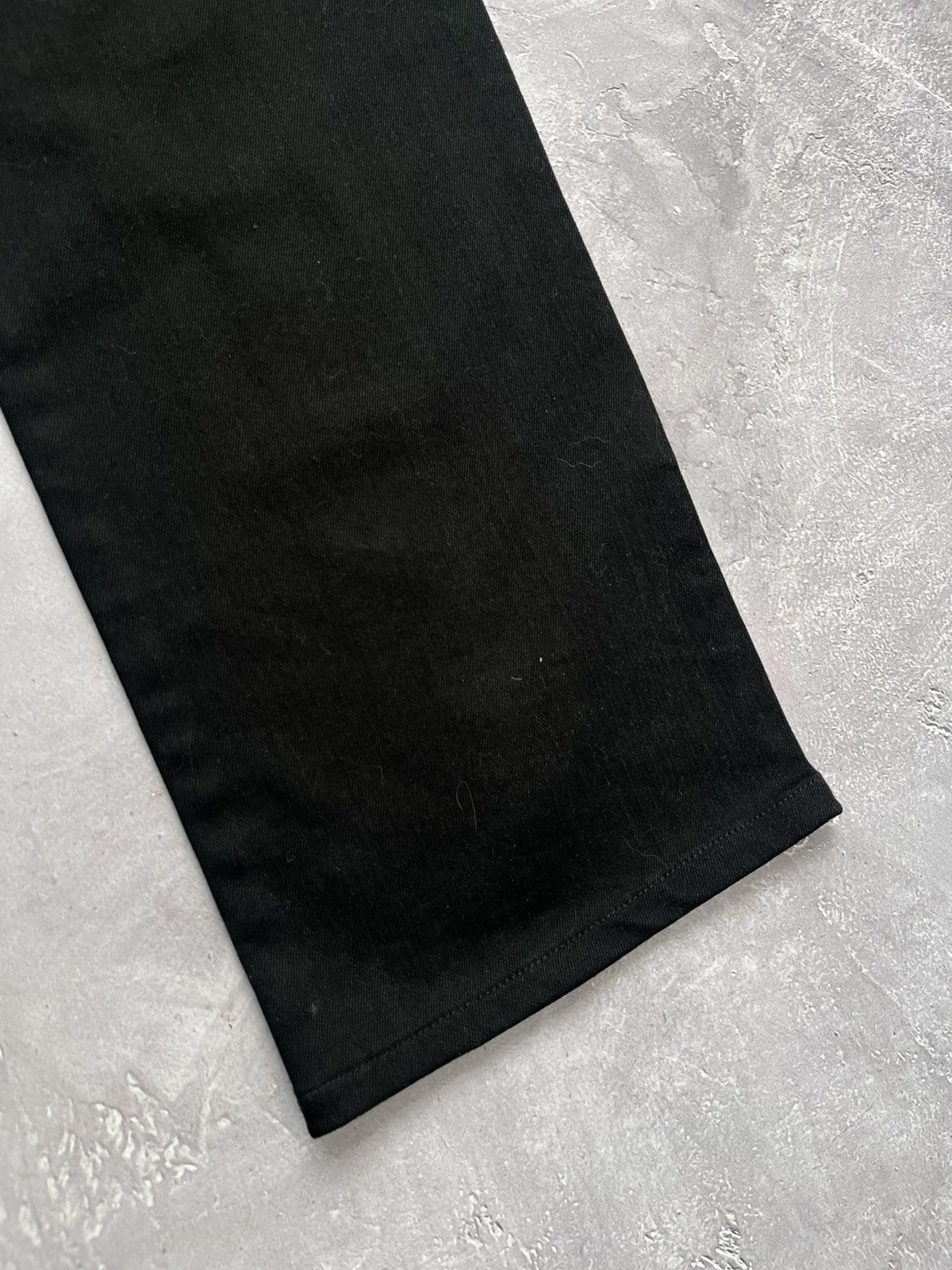 Armani Vintage Armani Jeans Metal Logo AJ Black Pants Japanes Jeans Size US 32 / EU 48 - 12 Thumbnail