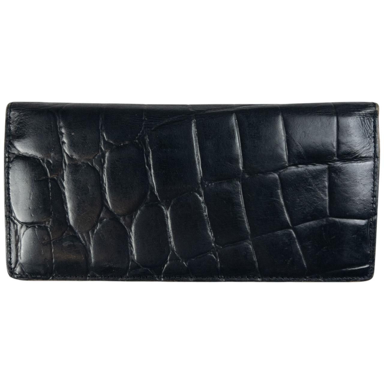 Jean Paul Gaultier Vintage Jean Paul Gaultier Crocodile Embossed Purse Size ONE SIZE - 2 Thumbnail