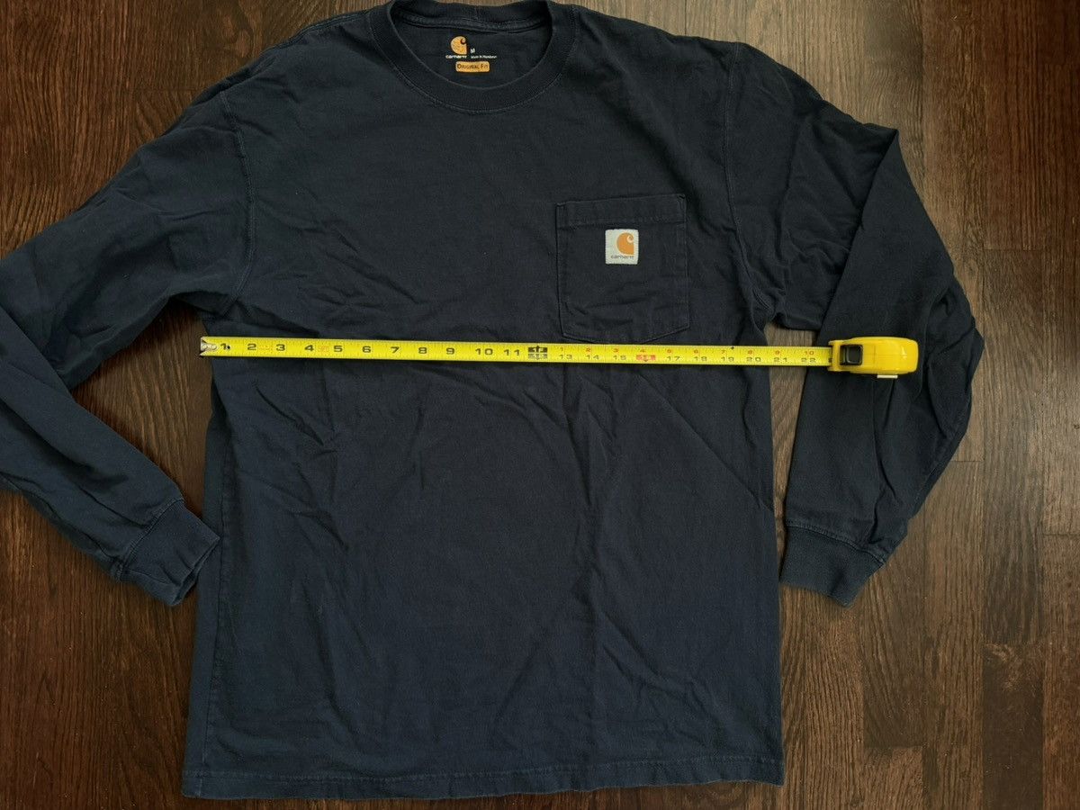 Carhartt Vintage Carhartt Long Sleeve Tee Navy size Medium Size US M / EU 48-50 / 2 - 5 Thumbnail