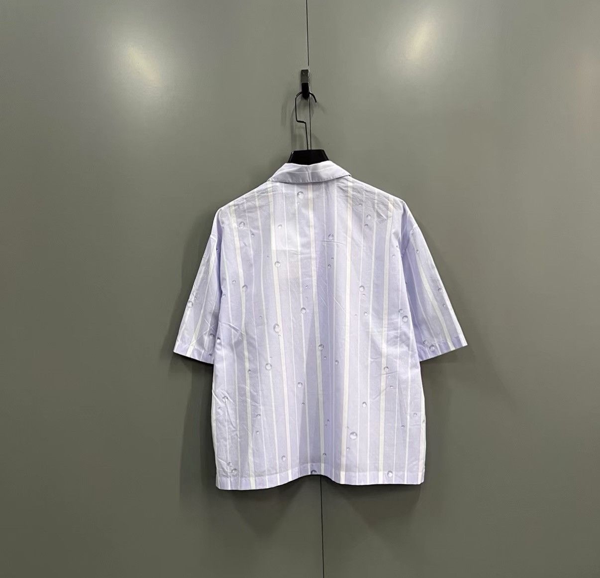 Hermes Hermès Striped Waterdrop Printed Short-Sleeve Shirt J41 Size US M / EU 48-50 / 2 - 2 Thumbnail