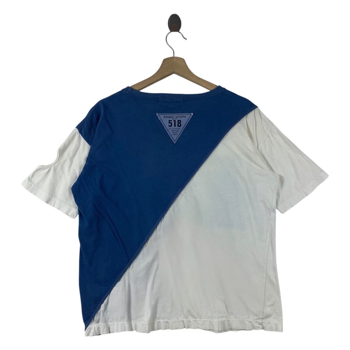 Kansai Yamamoto × Vintage Vintage 90s KANSAI patchwork tee Size US L / EU 52-54 / 3 - 4 Thumbnail