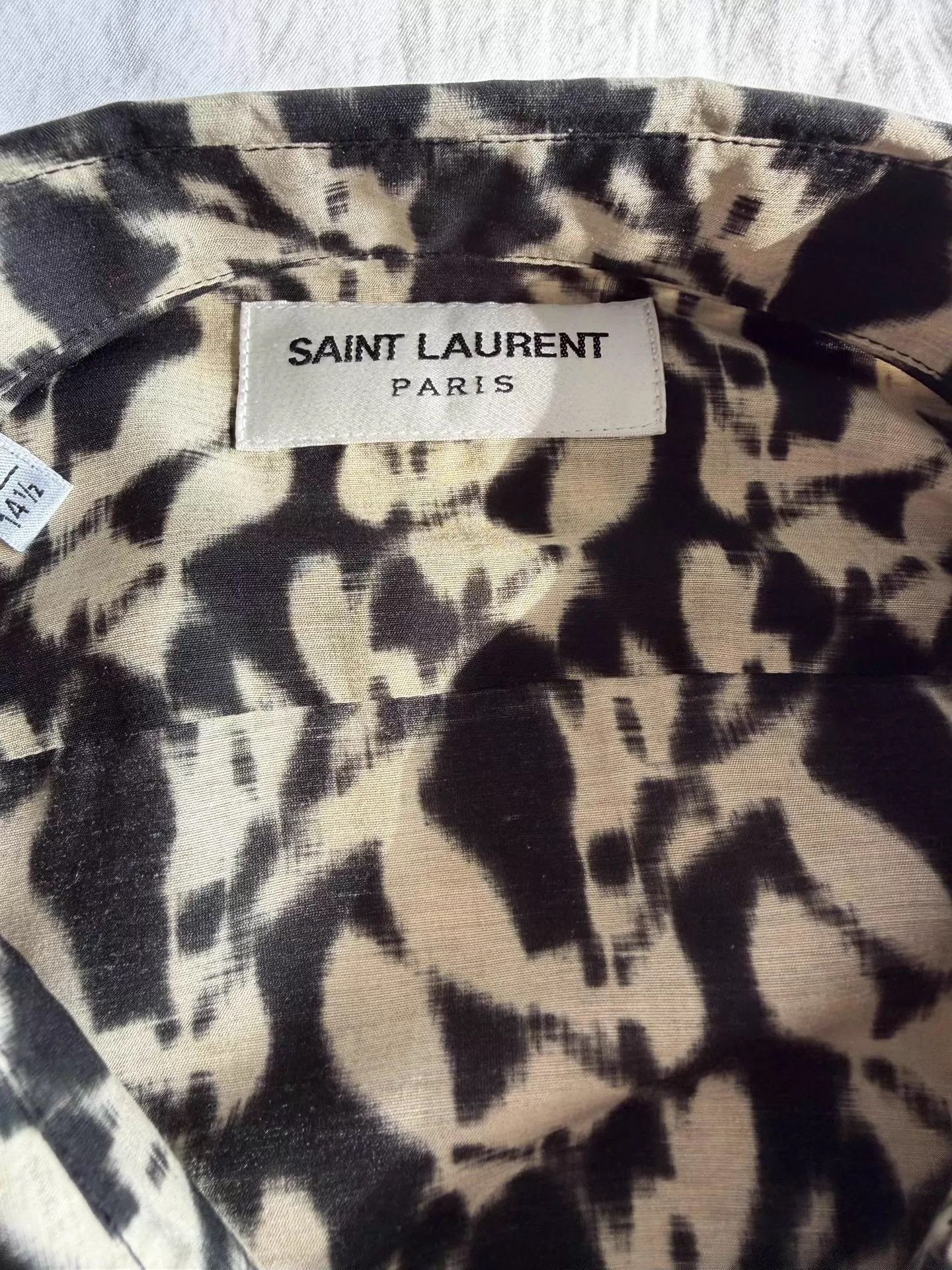 Saint Laurent Paris Saint Laurent Men's Floral Shirt K33 Size US L / EU 52-54 / 3 - 3 Thumbnail