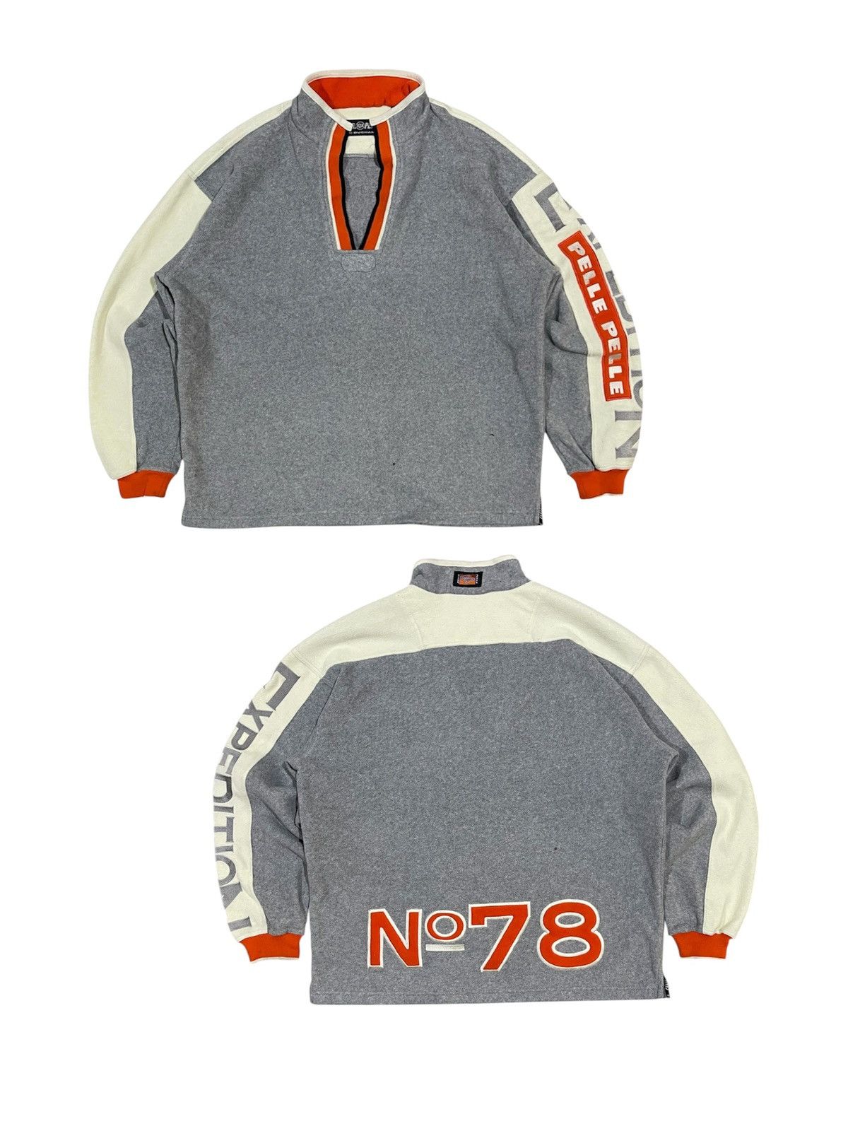 Marc Buchanan VINTAGE Y2K PELLE PELLE MARC BUCHANAN FLEECE SWEATSHIRT Size US L / EU 52-54 / 3 - 1 Thumbnail