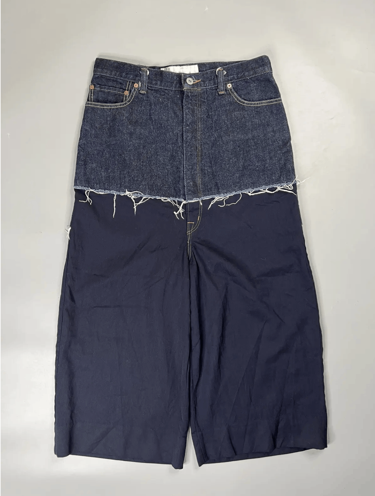 Comme des Garcons × Comme des Garcons Homme Plus × Ganryu 2016 Hybrid Cropped Pants / Oversized Shorts Size US 32 / EU 48 - 7 Thumbnail
