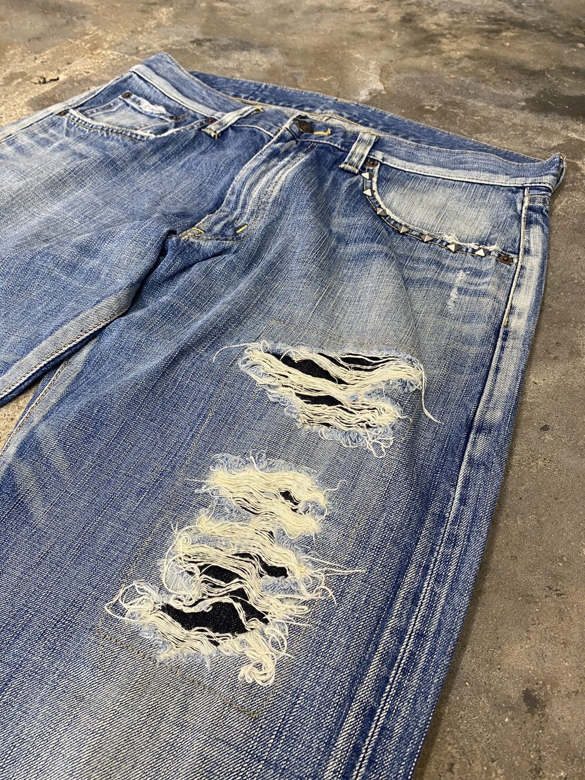 Edwin × Japanese Brand × Vintage Edwin blue jeans wash japanese brand Size US 33 - 2 Thumbnail