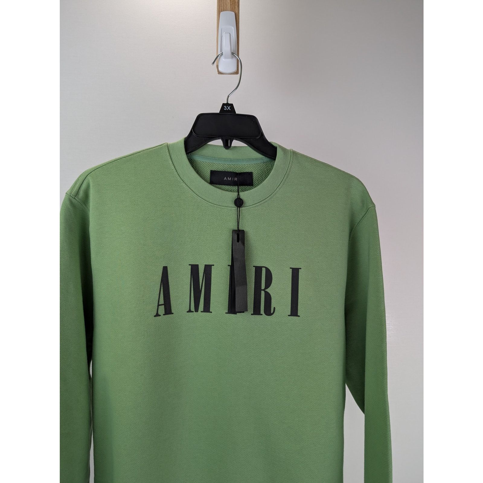 Amiri o1rshd1 Amiri Core Logo Crewneck Sweatshirt in Mineral Green Size US S / EU 44-46 / 1 - 5 Thumbnail