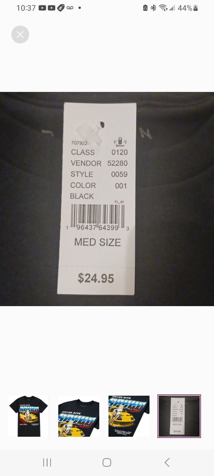 Pacsun PacSun Speed Club T-Shirt Size US M / EU 48-50 / 2 - 4 Thumbnail
