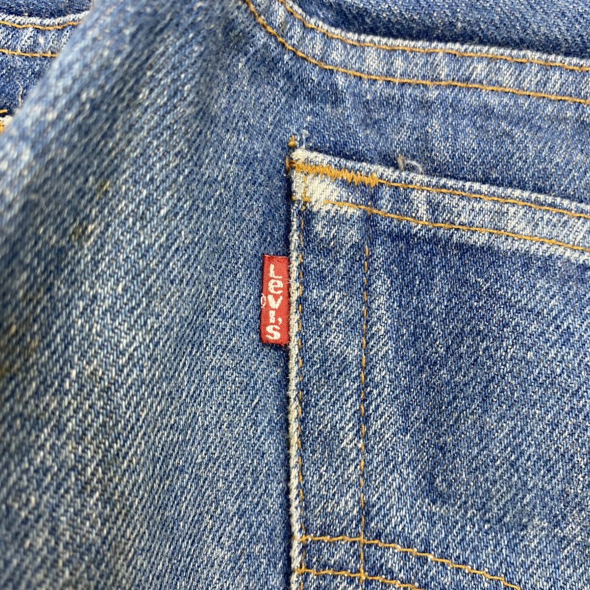Levi's Vintage Clothing 🇺🇸1970s Vintage Levis 501 30x36 Straight Leg Faded Jeans Size US 30 / EU 46 - 16 Thumbnail
