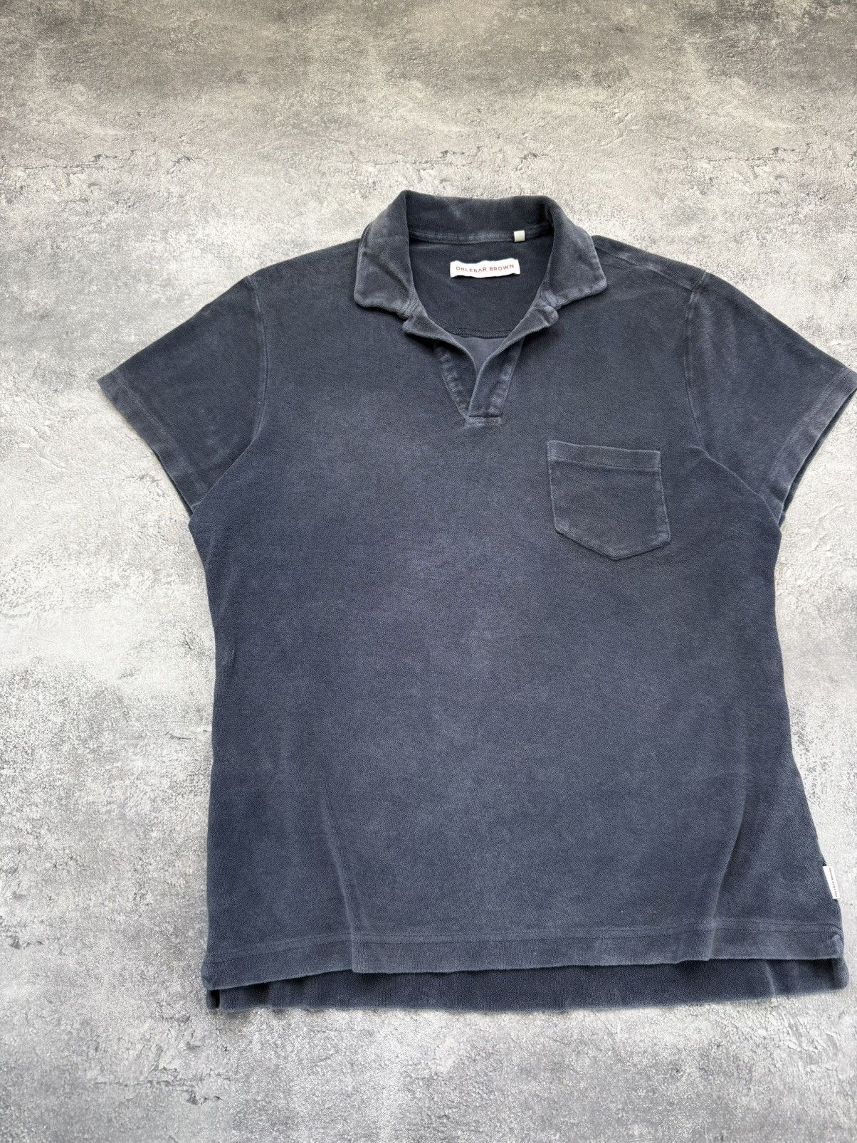 Orlebar Brown Orlebar Brown Velour Polo T-Shirt Luxury Old Money Size US L / EU 52-54 / 3 - 5 Thumbnail