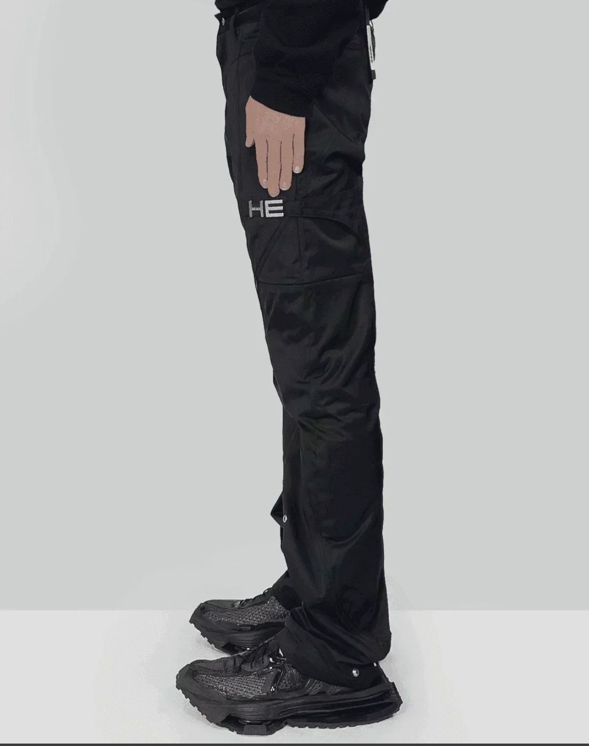 Heliot Emil MINIMAL TWILL CARGO PANTS Size US 30 / EU 46 - 2 Thumbnail