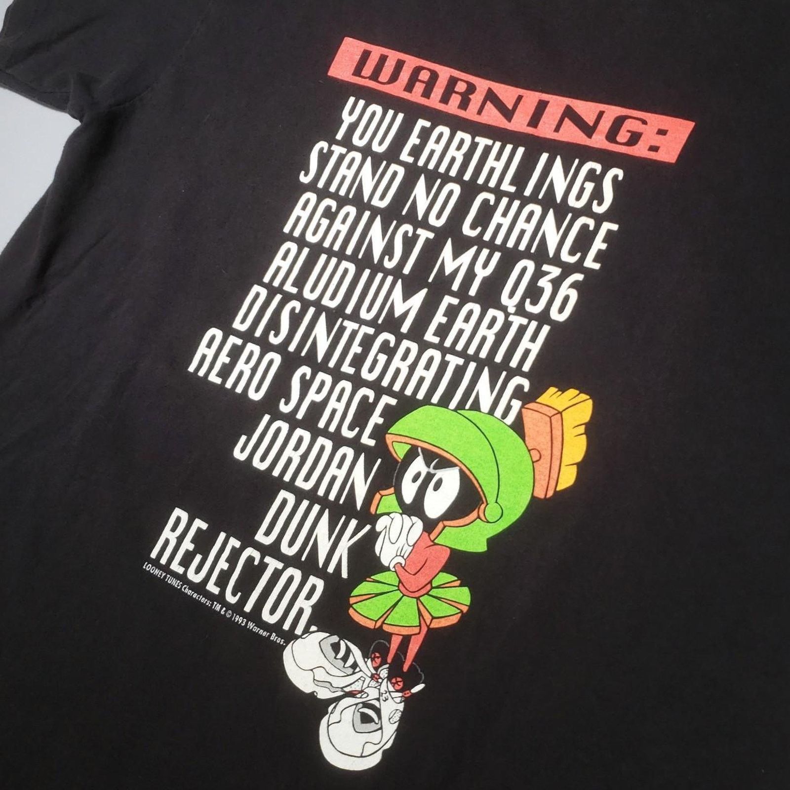 Nike × Vintage Rare 1996 NIKE Space Jam Michael Jordan Looney Tunes T Shirt Size US L / EU 52-54 / 3 - 3 Thumbnail