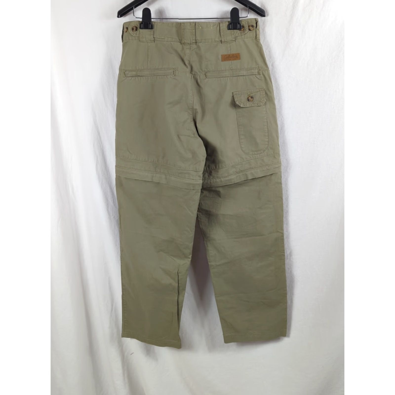 Vintage Cabela's Outdoors Pants Cargo Straight 32 Regular Brown 100% Cotton Canvas Zipper Button Pockets Outdoor Hiking Camping Mens Size US 32 / EU 48 - 5 Thumbnail