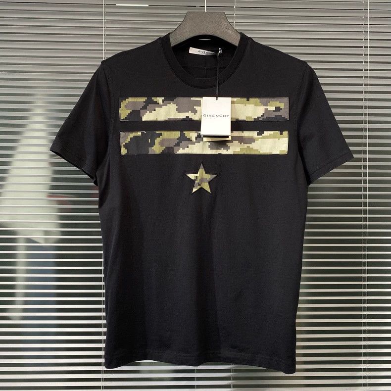 Givenchy Givenchy Short Sleeve T-Shirt Camouflage Patch Five Star Em Size US M / EU 48-50 / 2 - 1 Thumbnail