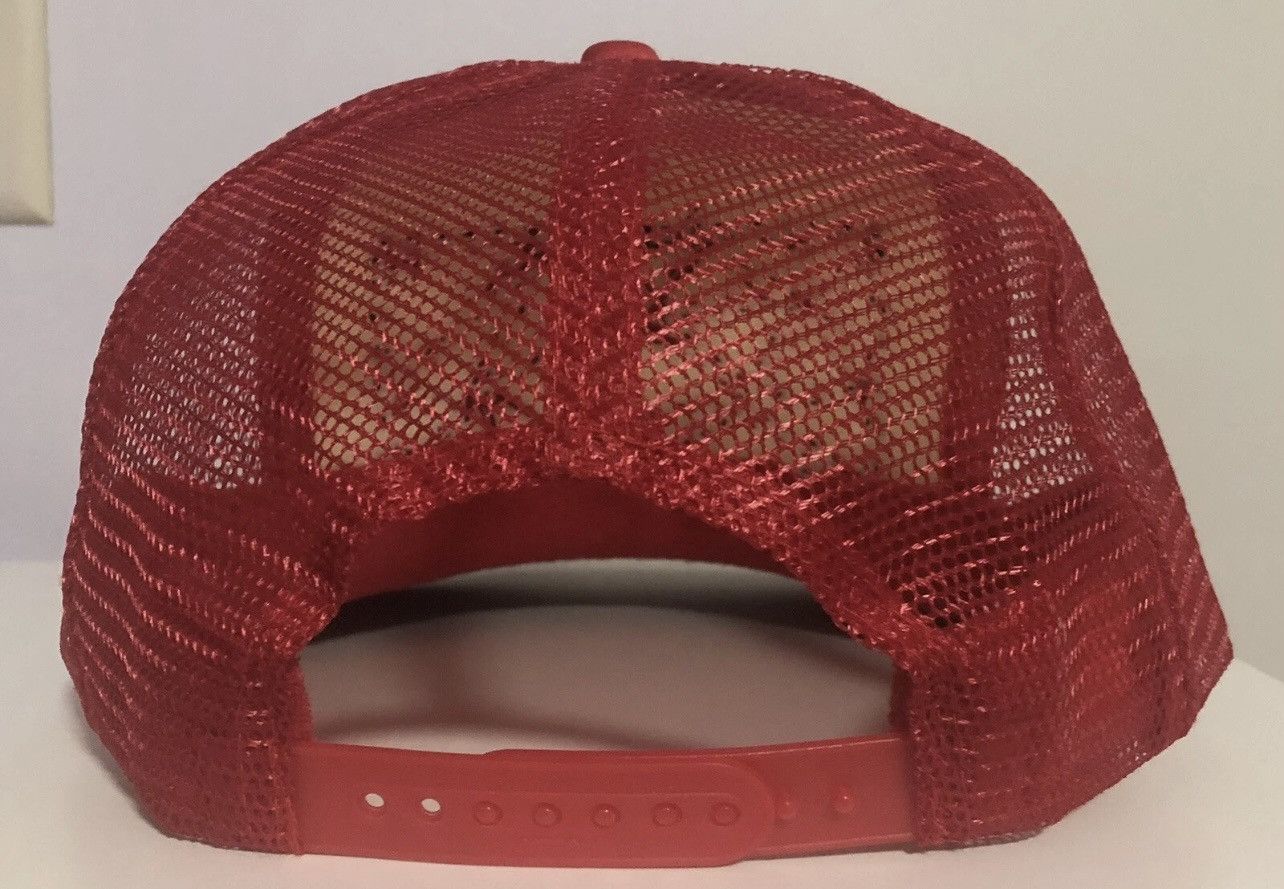 Other Red and White Trucker Hat Sashiko Hand Stitched 1/1 Size ONE SIZE - 4 Thumbnail