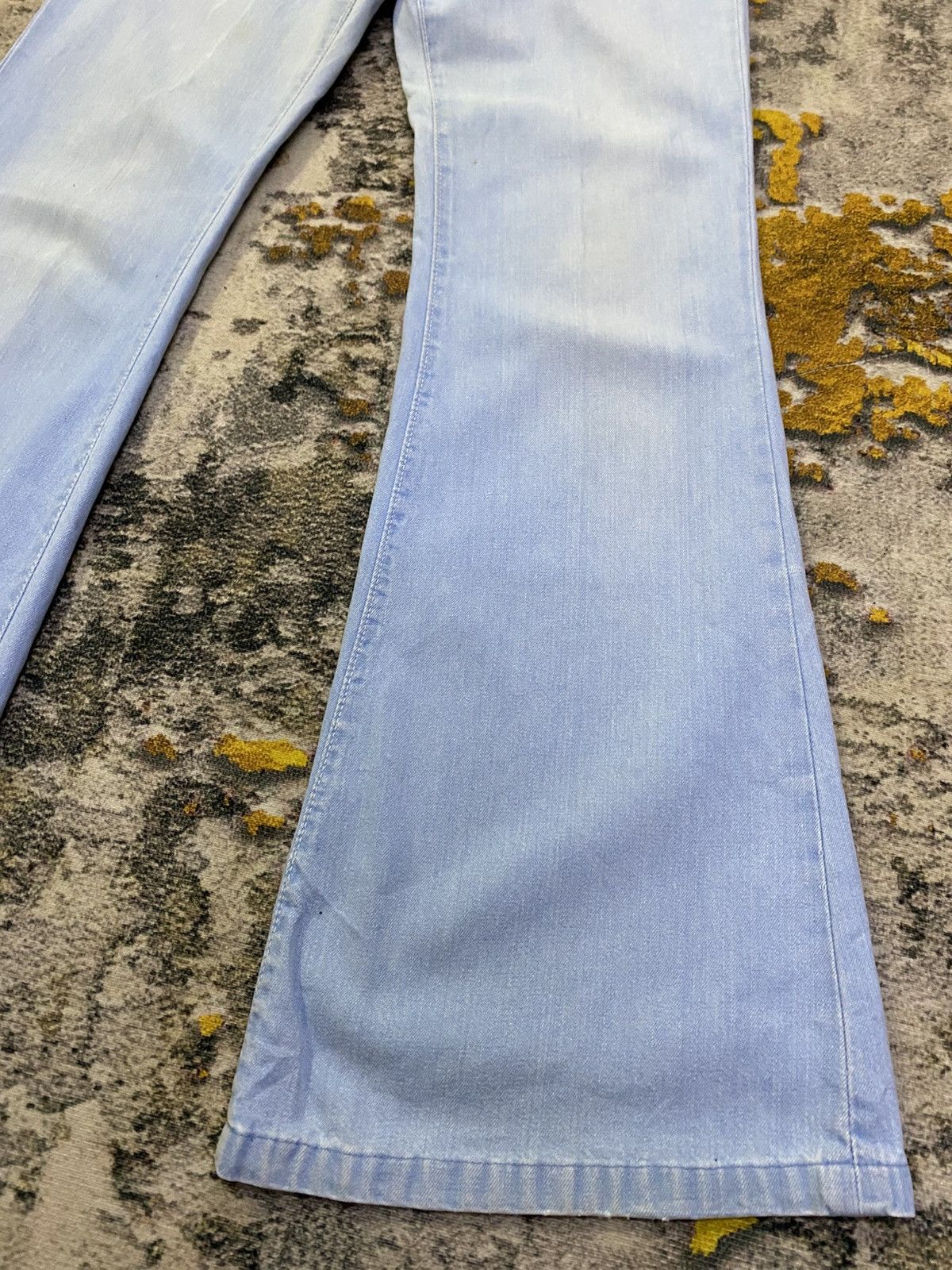 Edwin × If Six Was Nine × Vintage Vintage 70s Edwin Flared Denim Size US 29 - 5 Thumbnail