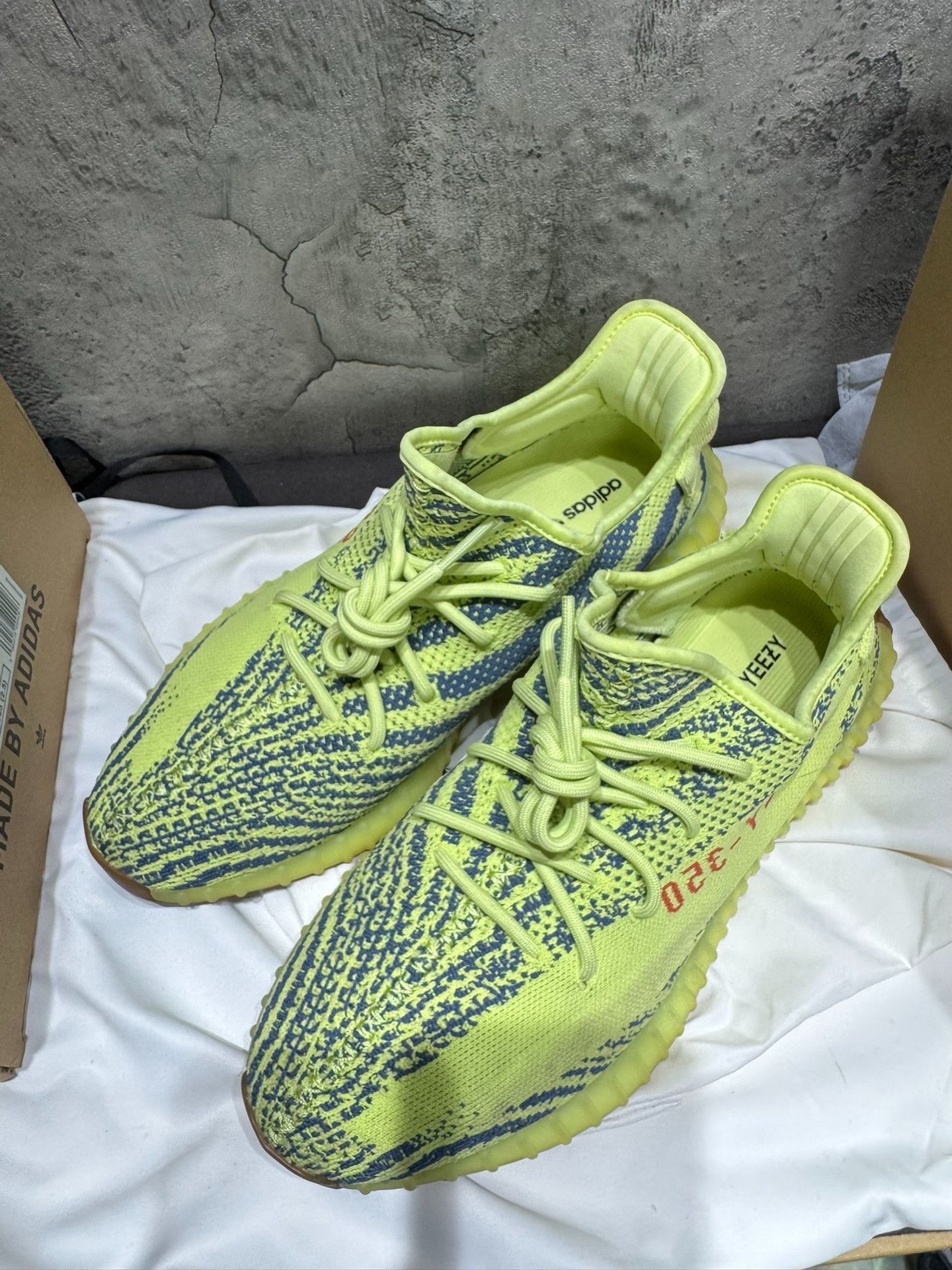 Adidas Adidas YEEZY350 Yellow Lowtop Sneakers 11.5 Men Size US 11.5 / EU 44-45 - 1 Thumbnail