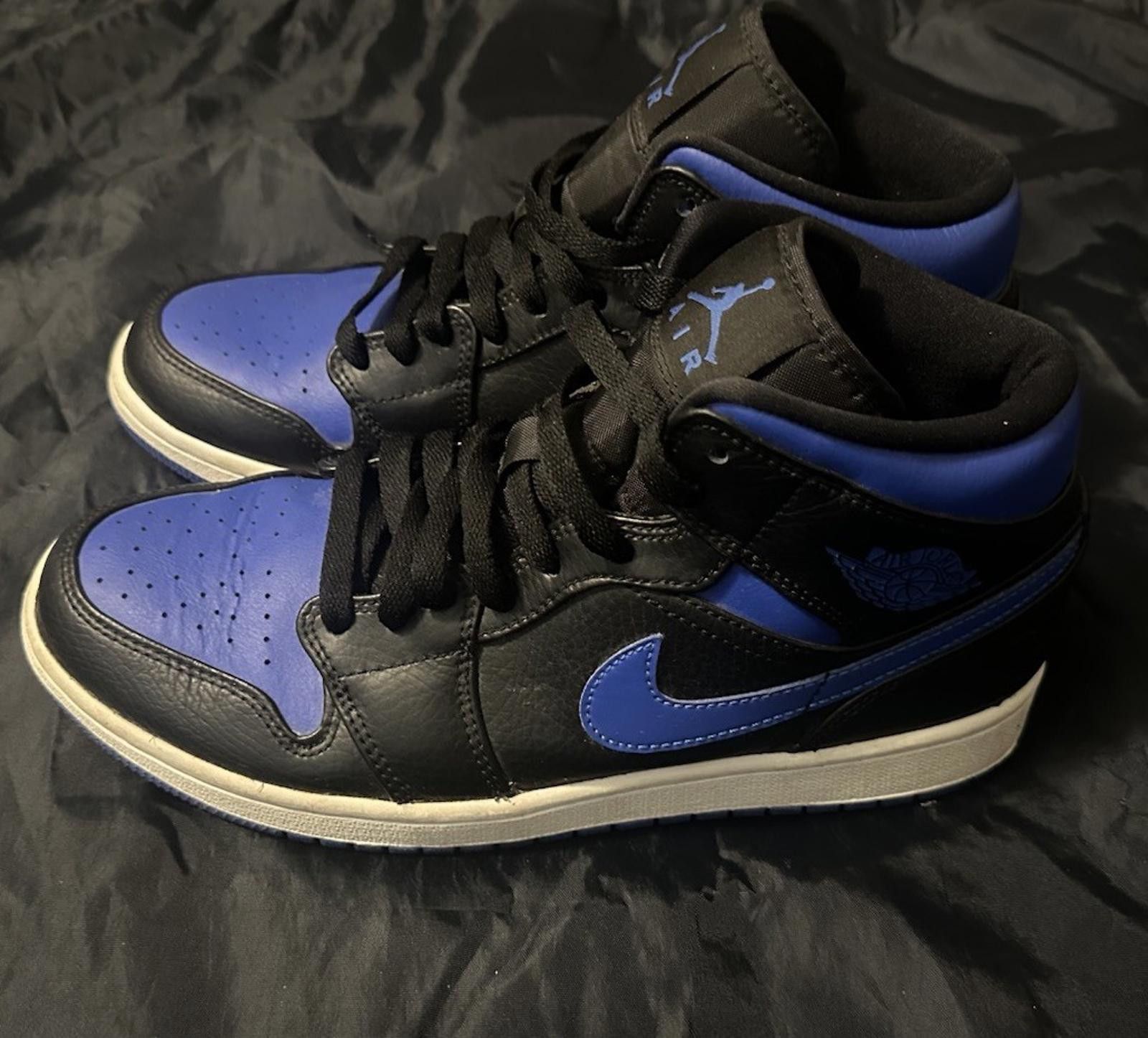 Jordan Brand Nike Air Jordan 1 Royal Blue/Black Retro High OG Size 8.5 Size US 8.5 / EU 41-42 - 2 Thumbnail