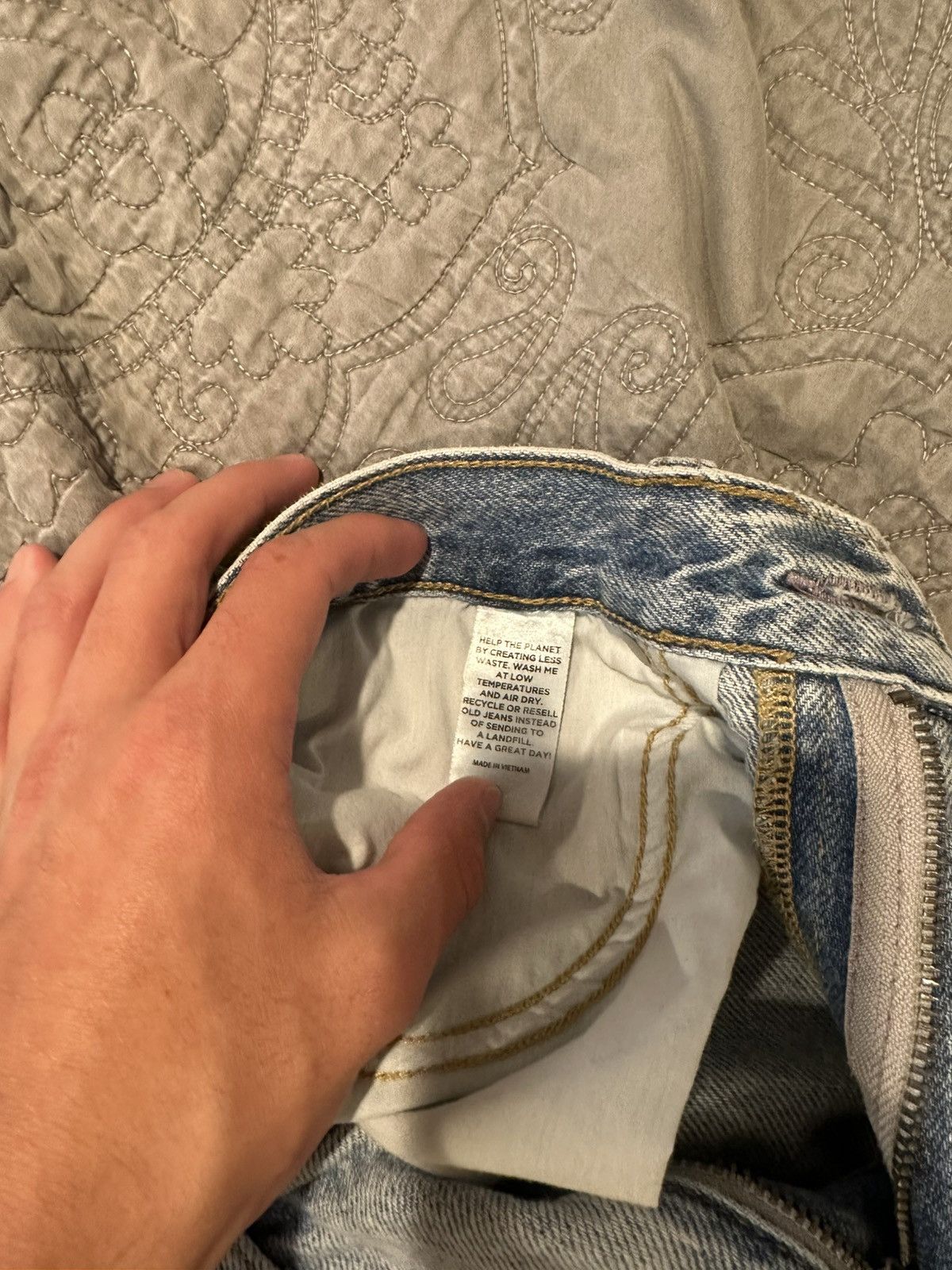 Pacsun Pacsun straight leg light blue jeans Size US 32 / EU 48 - 6 Thumbnail