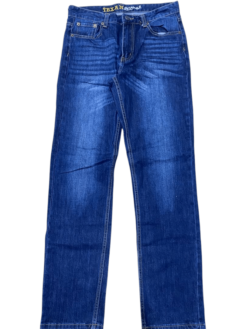 Japanese Brand Vintage Japanese Brand Indigo Washed Straight Jean Size US 31 - 1 Thumbnail