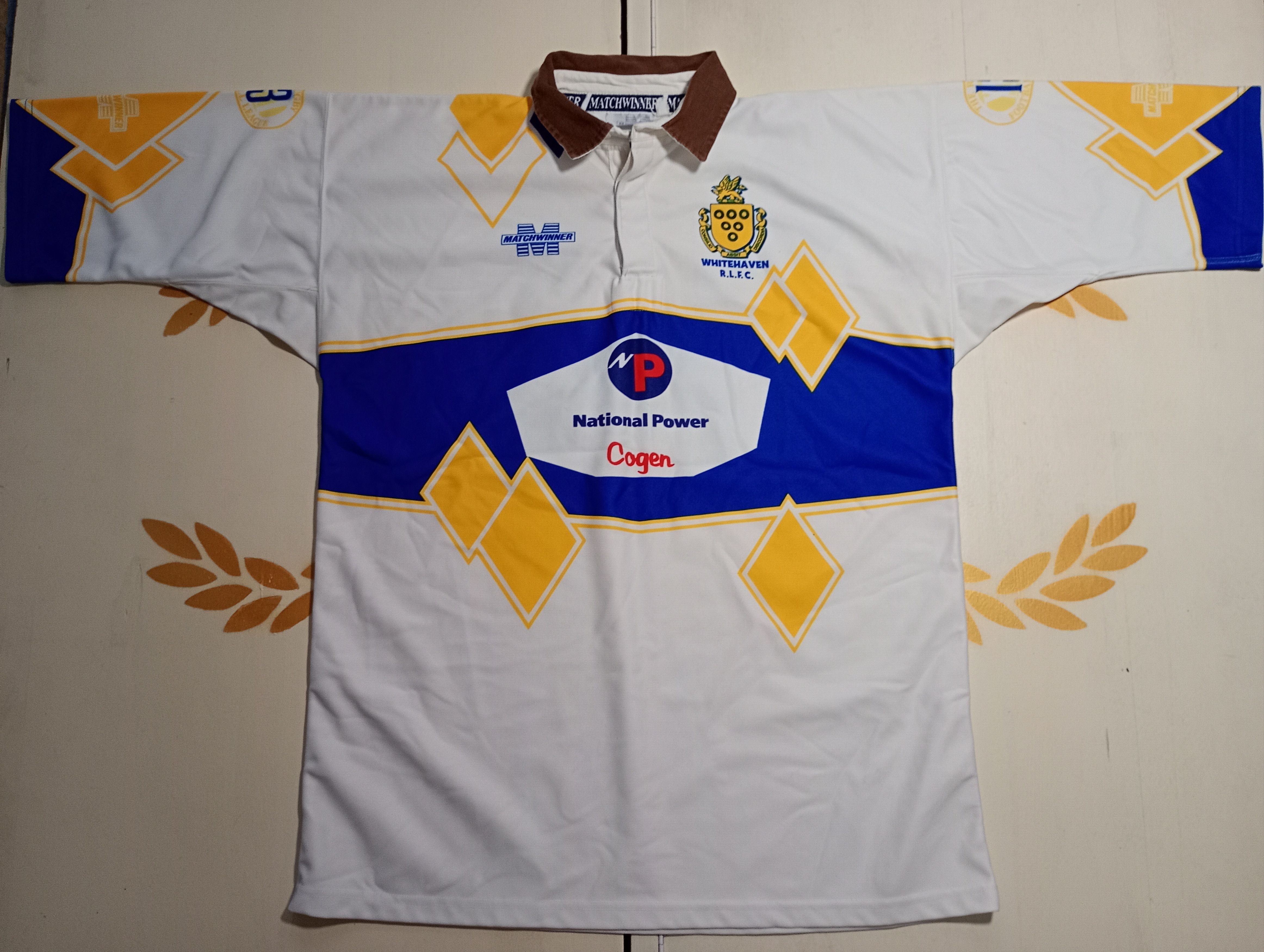 Vintage Matchwinner Whitehaven R.L.F.C. Rugby Shirt #14 V Size US XL / EU 56 / 4 - 1 Thumbnail