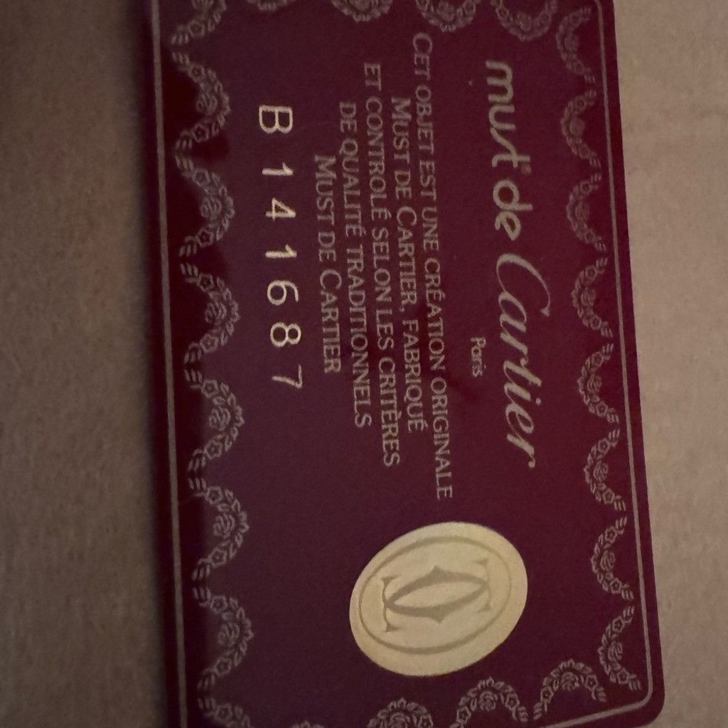 Cartier Cartier Must de Cartier Wristlet dust clothAuthenticity Card Size ONE SIZE - 11 Thumbnail