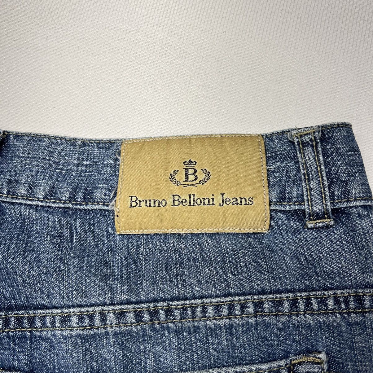 Vintage VTG Bruno Belloni Jeans Men’s 52 Blue Straight Fit Denim Size US 32 / EU 48 - 12 Thumbnail