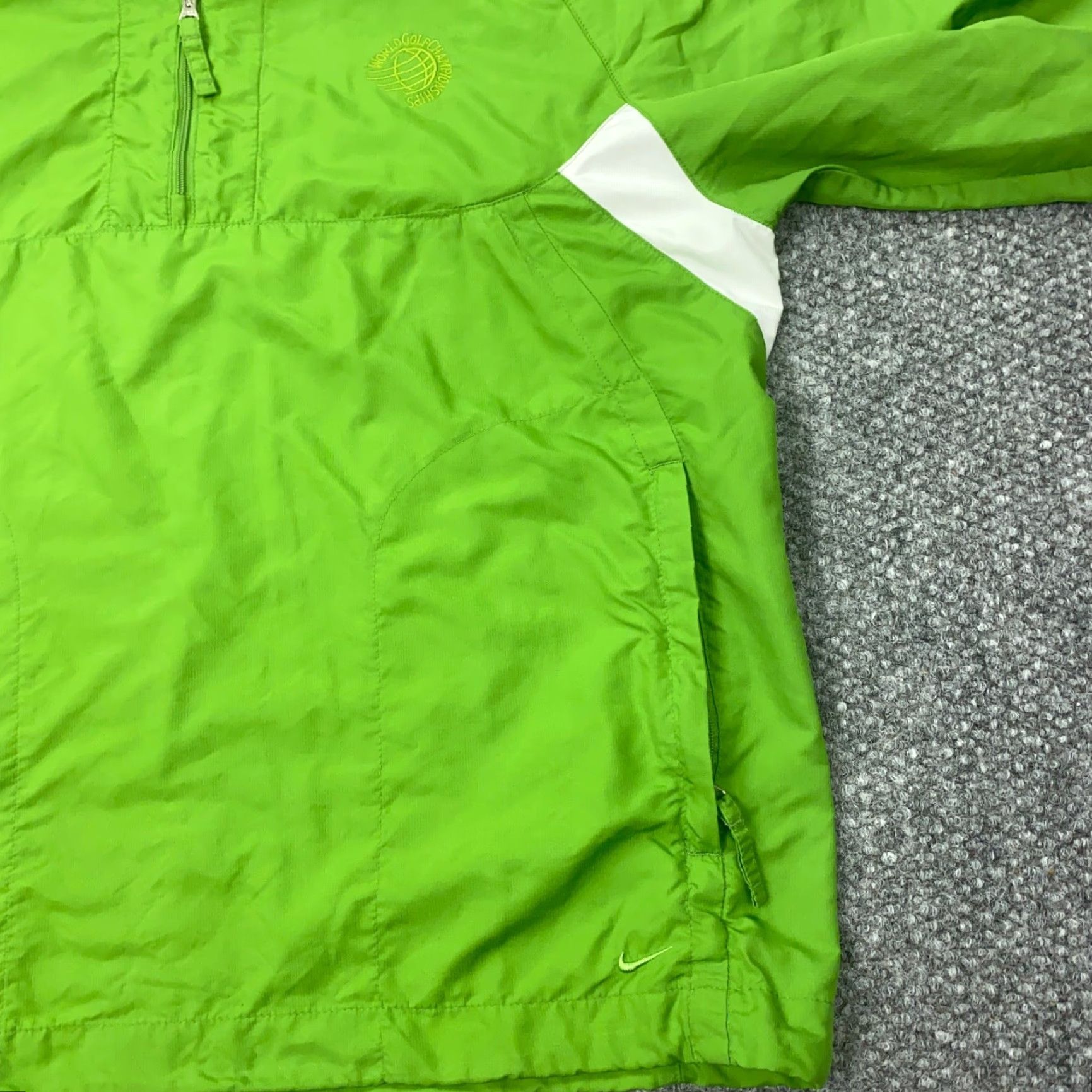Nike Nike Golf Womens Windbreaker Jacket L Green Storm World Championship Fit Size L / US 10 / IT 46 - 7 Thumbnail