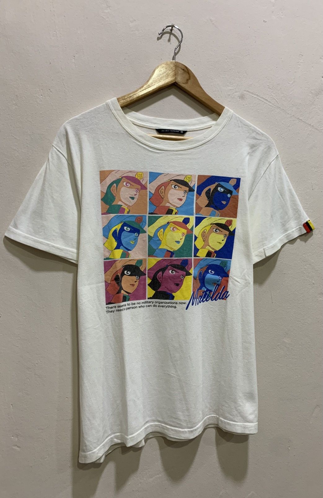 Anime Rare Gundam Matilda Japanese Anime Tee Shirt Size US M / EU 48-50 / 2 - 2 Thumbnail