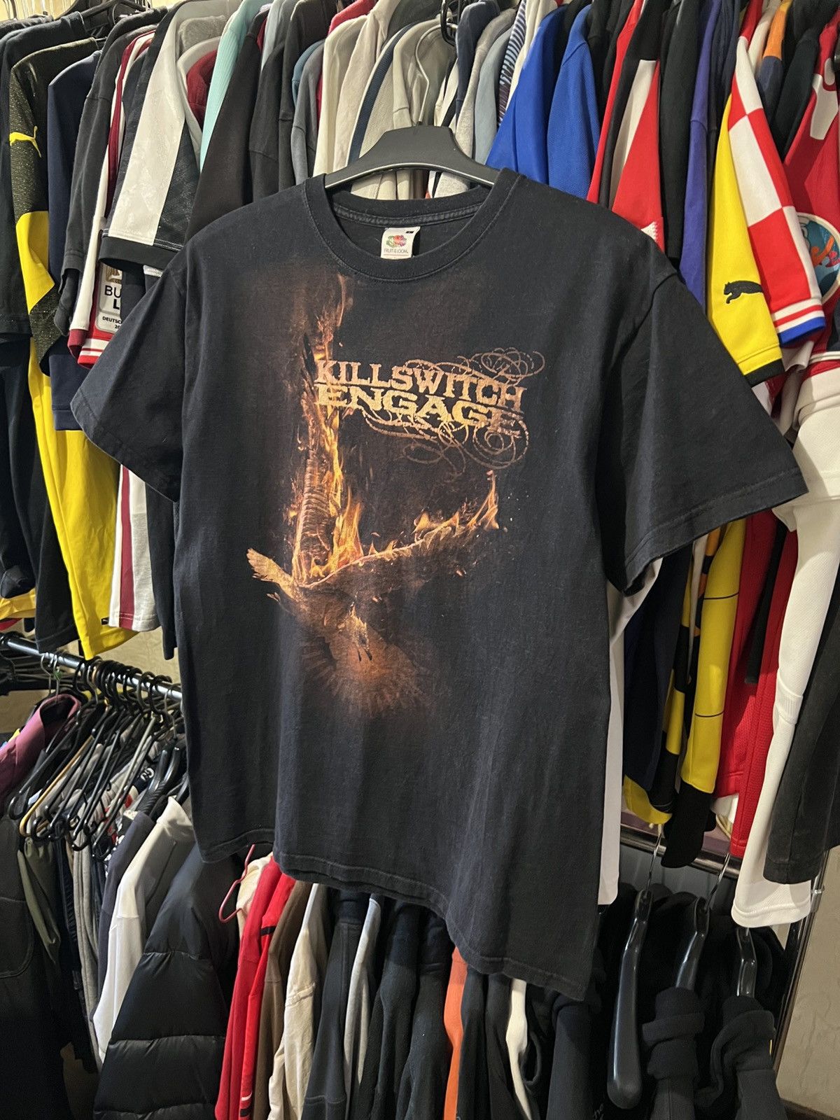 Band Tees × Vintage 2008 VINTAGE KILLSWITCH ENGAGE TROUR AOP BAND T SHIRT SIZE L Size US L / EU 52-54 / 3 - 1 Thumbnail