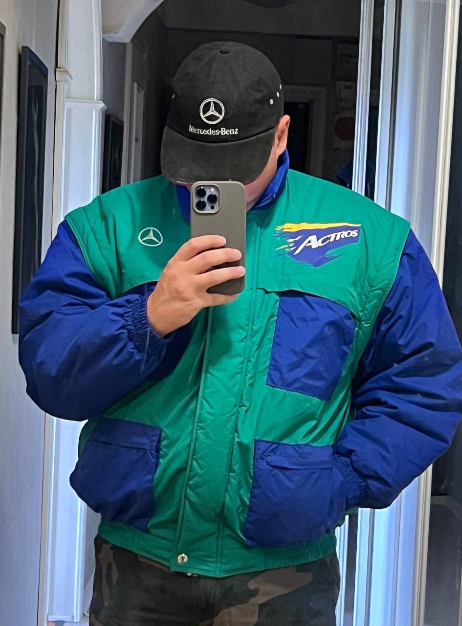 Mercedes-Benz Vintage Mercedes Benz Actros Trucks Racing Jacket Vest 90s Size US XL / EU 56 / 4 - 16 Thumbnail