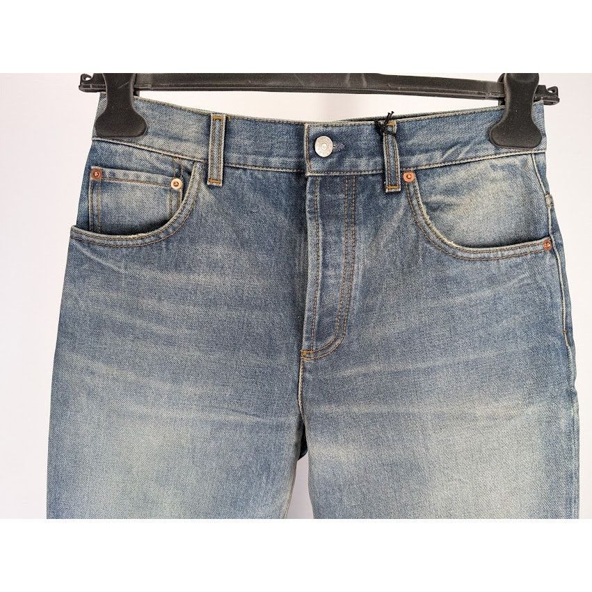 Gucci o1rshd1 Eco Washed Org Denim in Blue Size US 30 / EU 46 - 10 Thumbnail