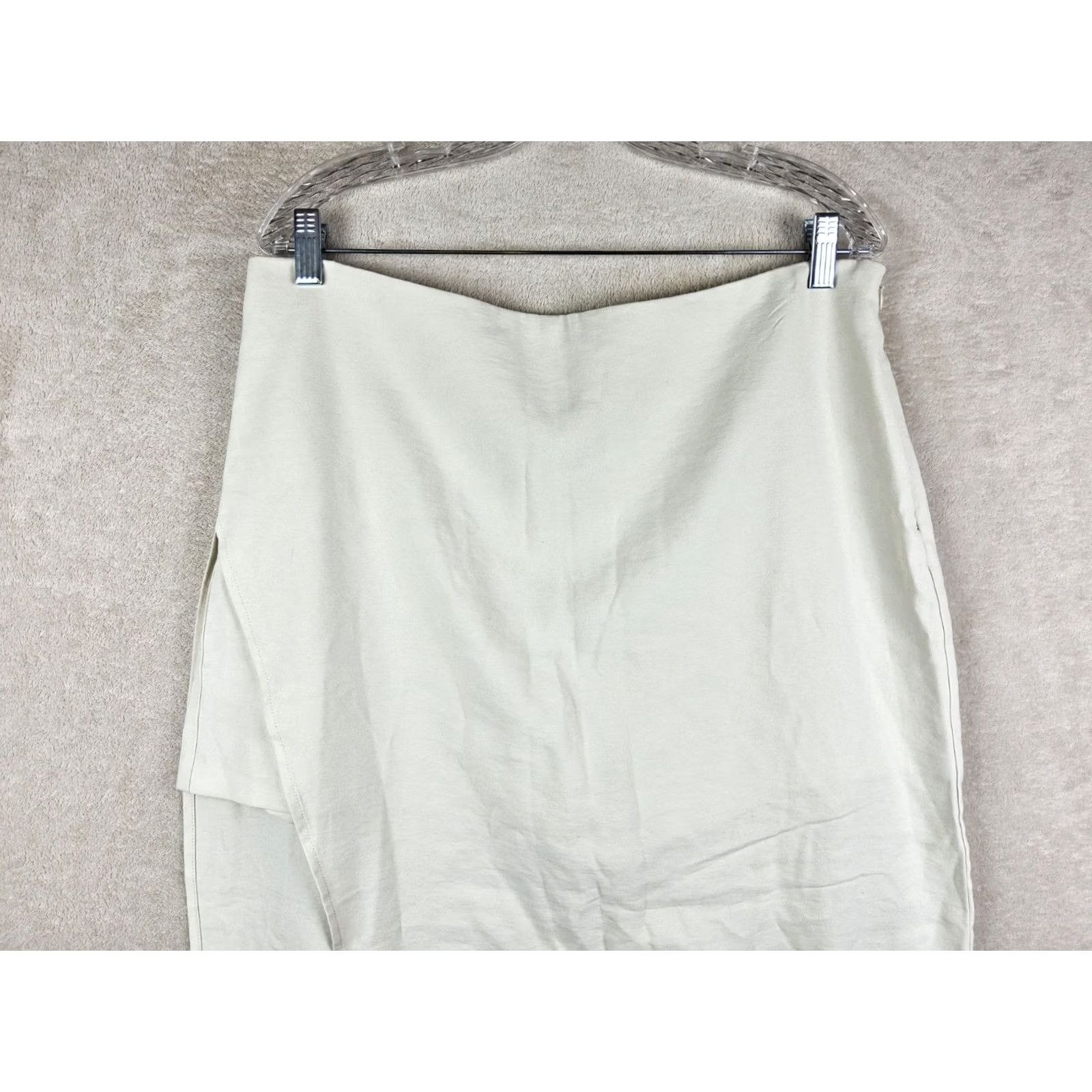 Zara Zara Skirt Womens XL Ivory Women Skort Maxi Size Size 40" / US 18 - 2 Thumbnail