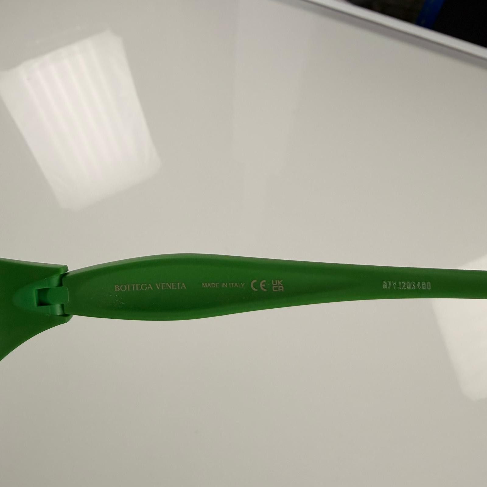 Bottega Veneta Green BV1162S Injection Rubber Sunglasses Size ONE SIZE - 10 Thumbnail