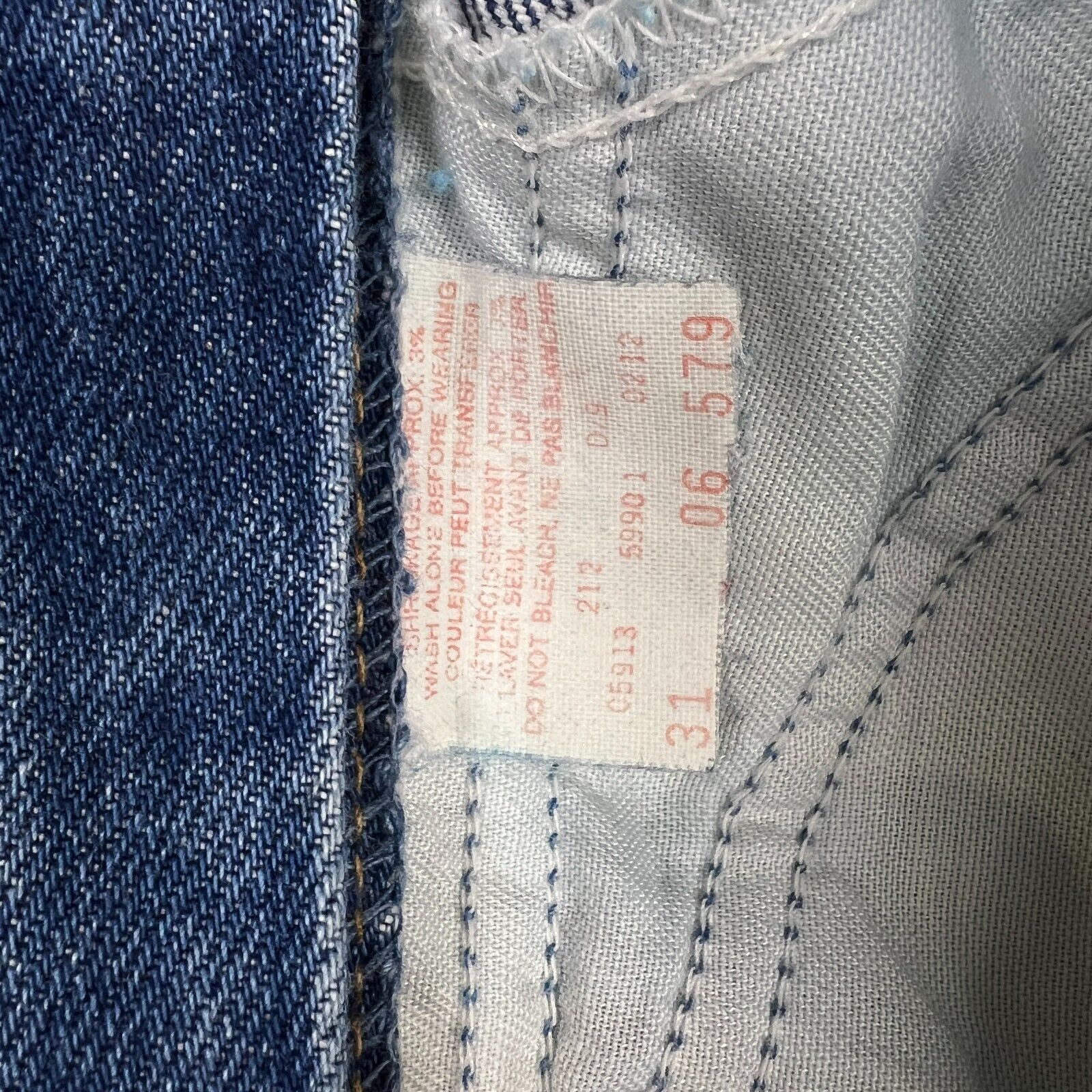 Levi's × Levi's Vintage Clothing × Vintage Vintage 90s Levi's Jeans 28x30 Baggy Taper Leg Denim Pants Size US 28 / EU 44 - 11 Thumbnail
