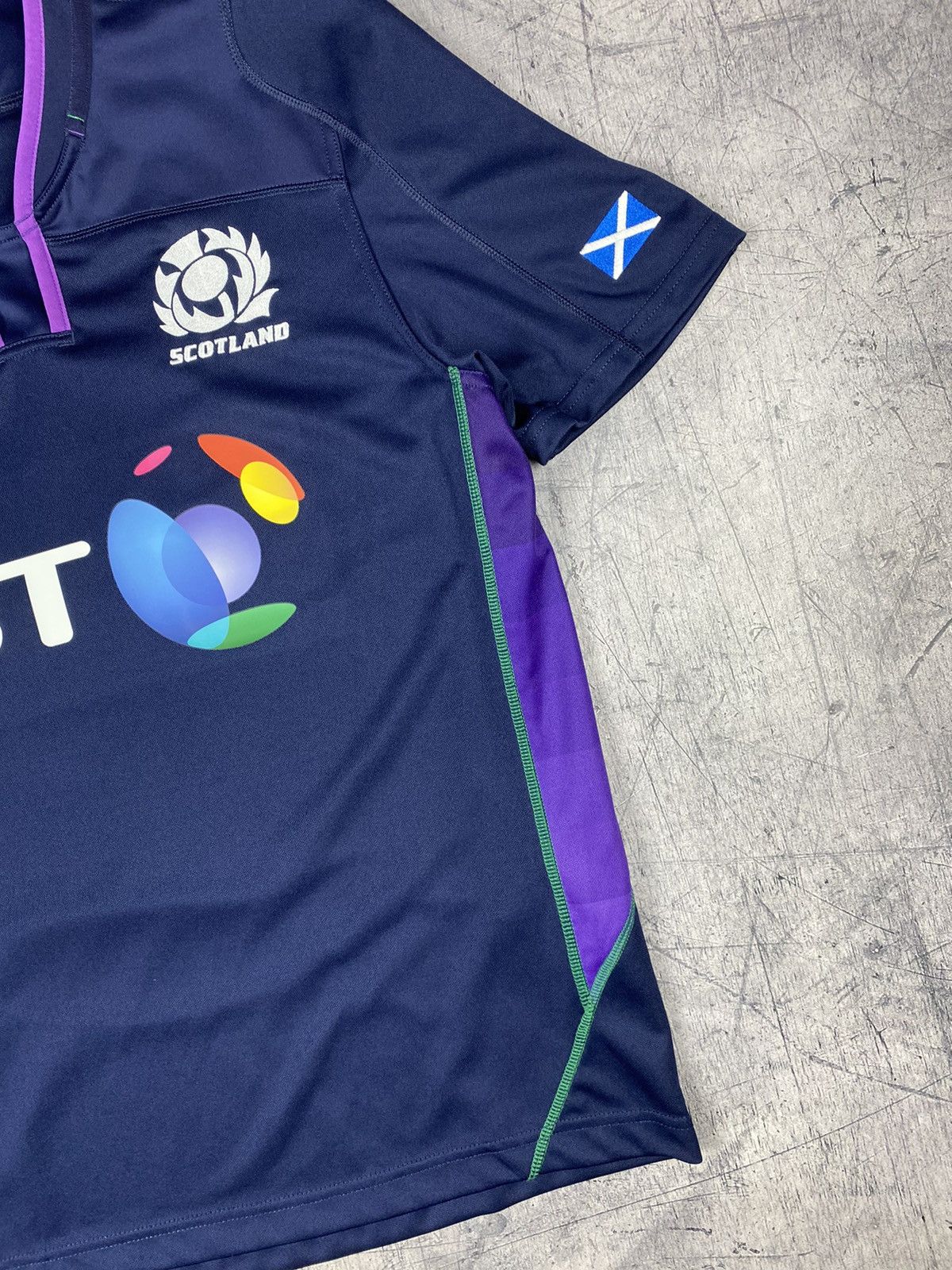 Other Macron Scotland Rugby Jersey Tee Rare Y2k Drill Hype Size US M / EU 48-50 / 2 - 4 Thumbnail