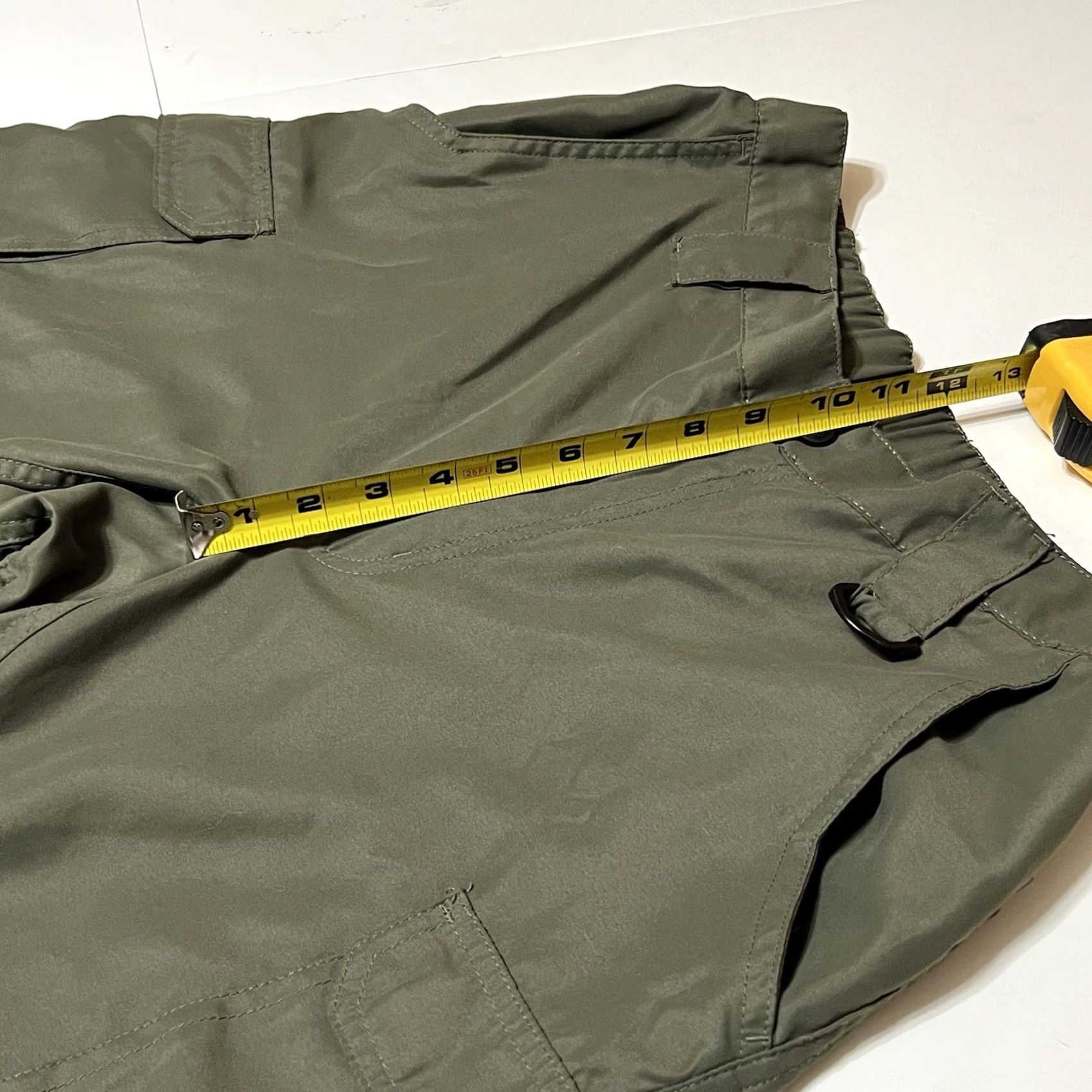 Vintage Boy Scouts of America Cargo shorts Mens S Green Polyester Zip off Casual Shorts Womens? Mens Size US 29 - 4 Thumbnail