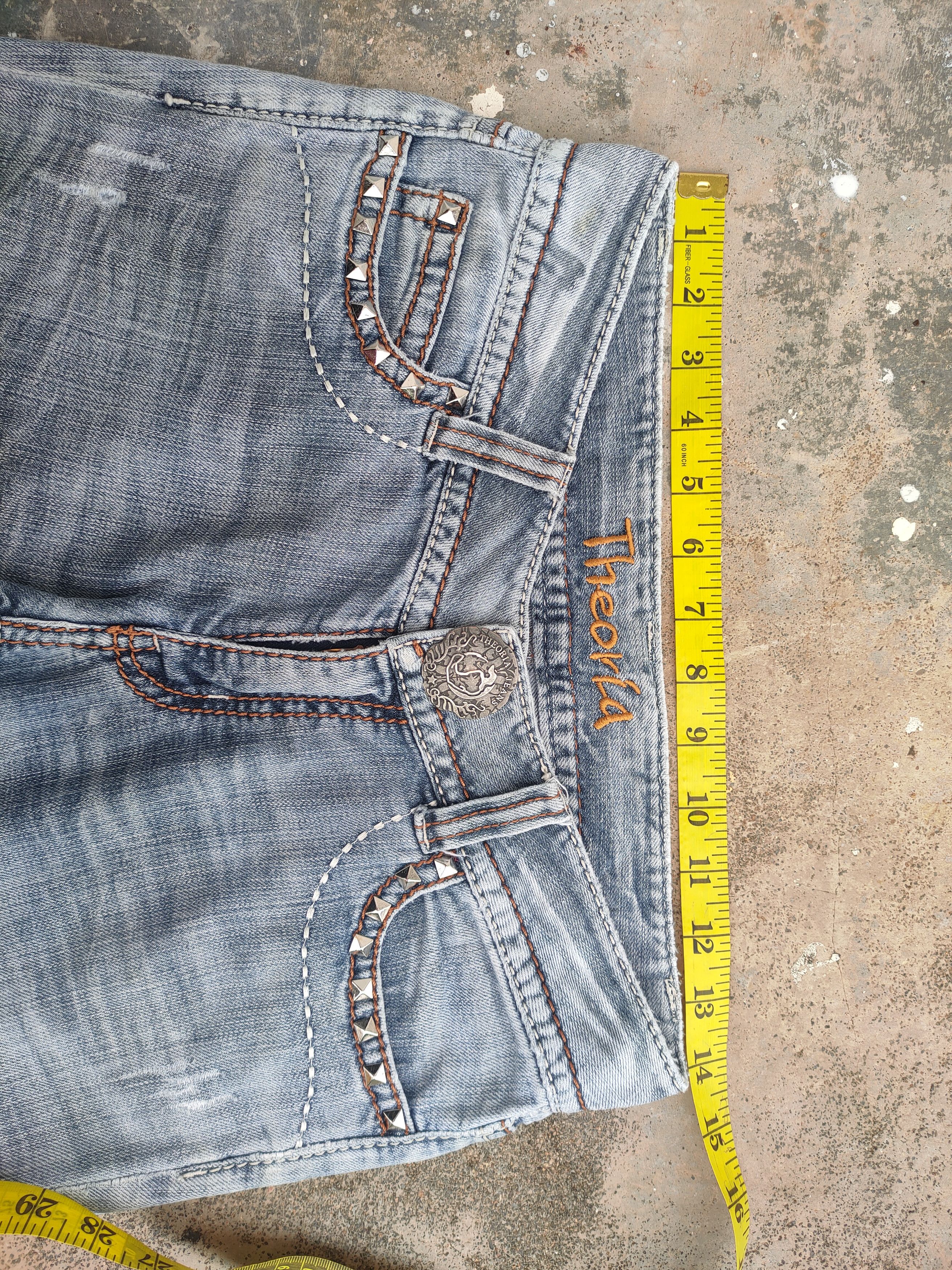 Japanese Brand × Jean VINTAGE THEORIA FLARE FADED RIPPED JEANS DENIM PANTS Size US 29 - 8 Thumbnail