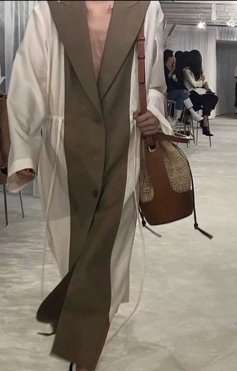 Loewe Loewe Trench Coat Paneled Dress - dmc Size US 38 / EU 54 - 1 Thumbnail