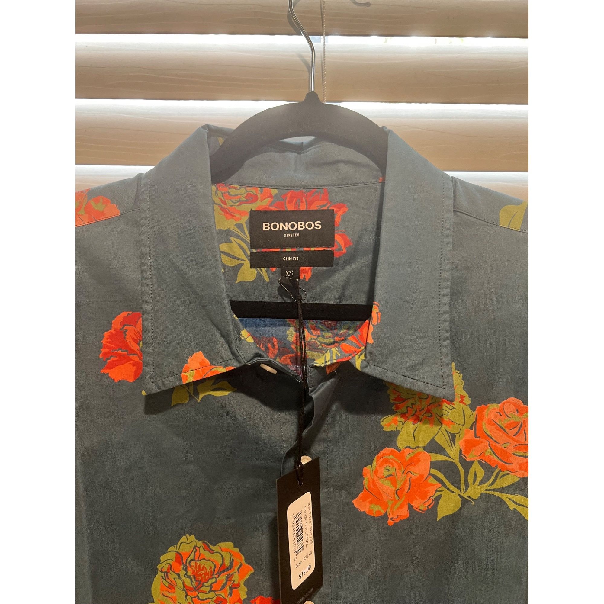 Bonobos Bonobos Riviera Short Sleeve Button Up Shirt NWT - Size XXL Size US XXL / EU 58 / 5 - 3 Thumbnail
