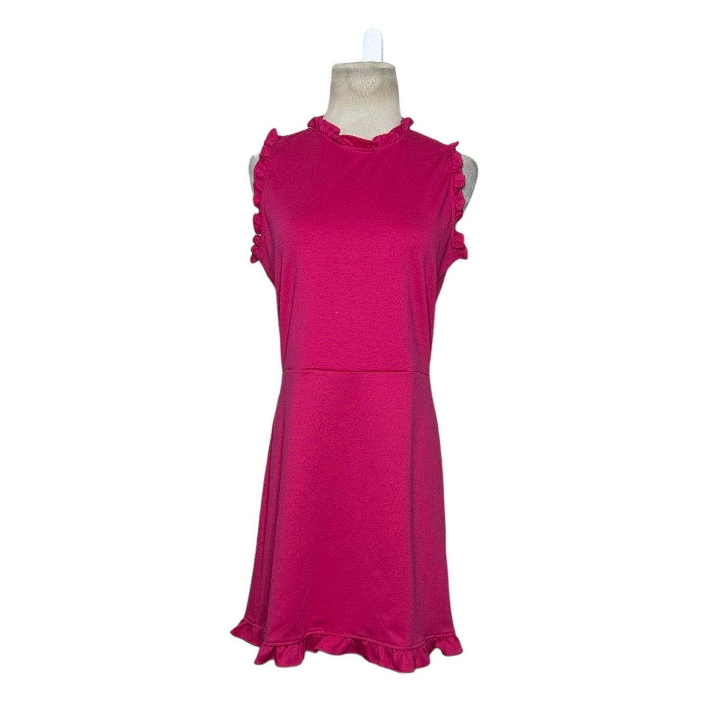 Amanda Uprichard Amanda Uprichard fuchsia sleeveless sheath dress size Large Size L / US 10 / IT 46 - 1 Thumbnail